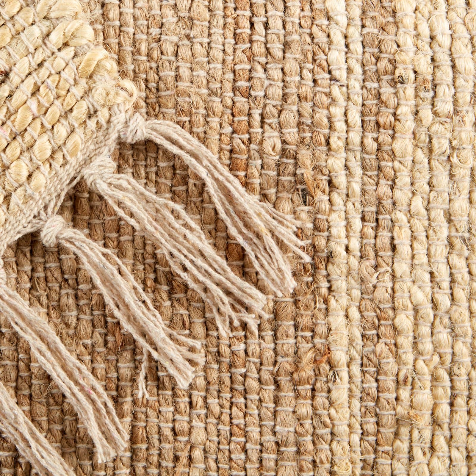 DII® Off White With Natural Jute Stripes Hand-Loomed Rug, 2ft. x 3ft.