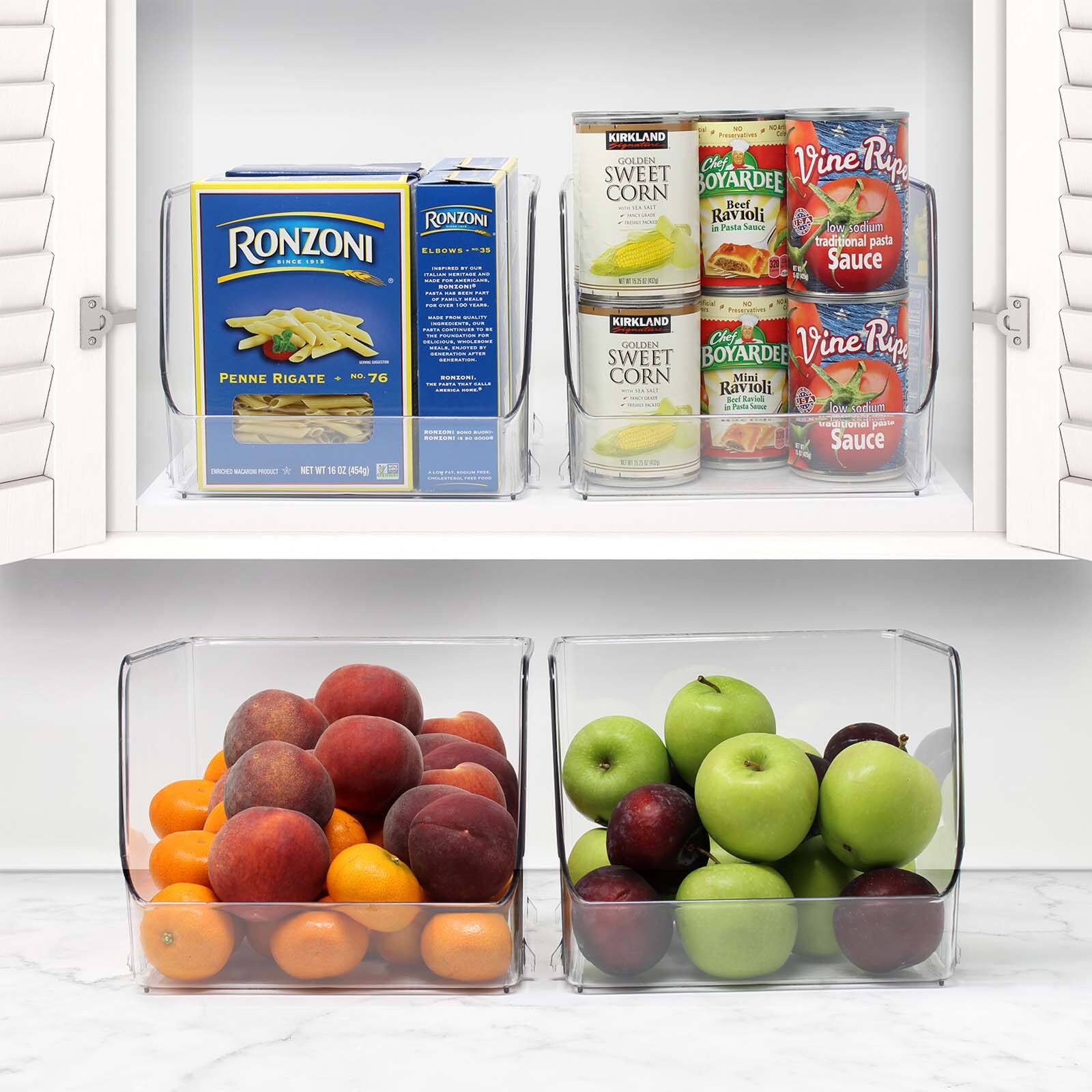 Sorbus Open Storage Bins, 4ct.