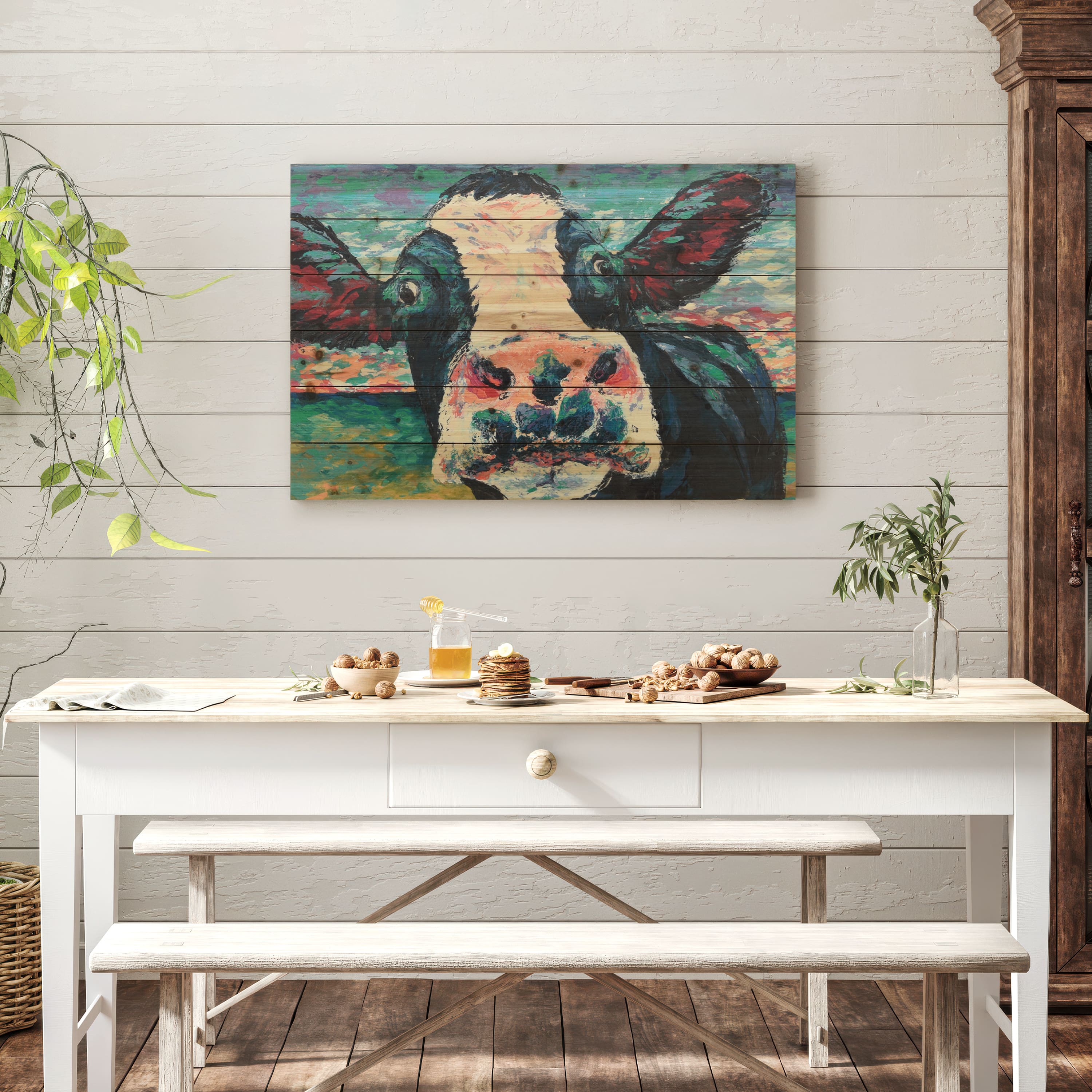 Empire Art Direct 24" x 36" Curious Cow 2 Wall Art