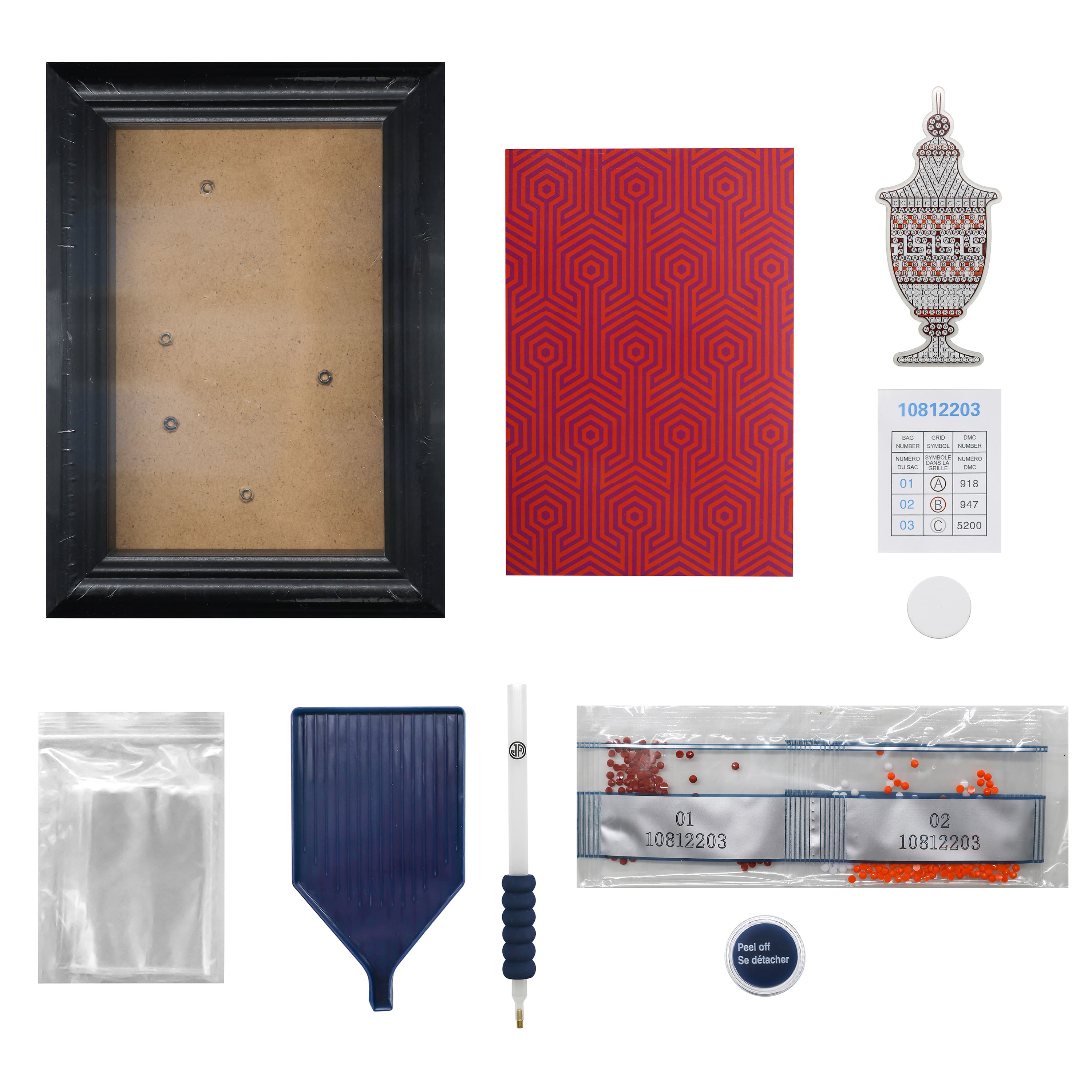 Jonathan Adler x Michaels 4" x 6" Urn Diamond Art Frame Kit