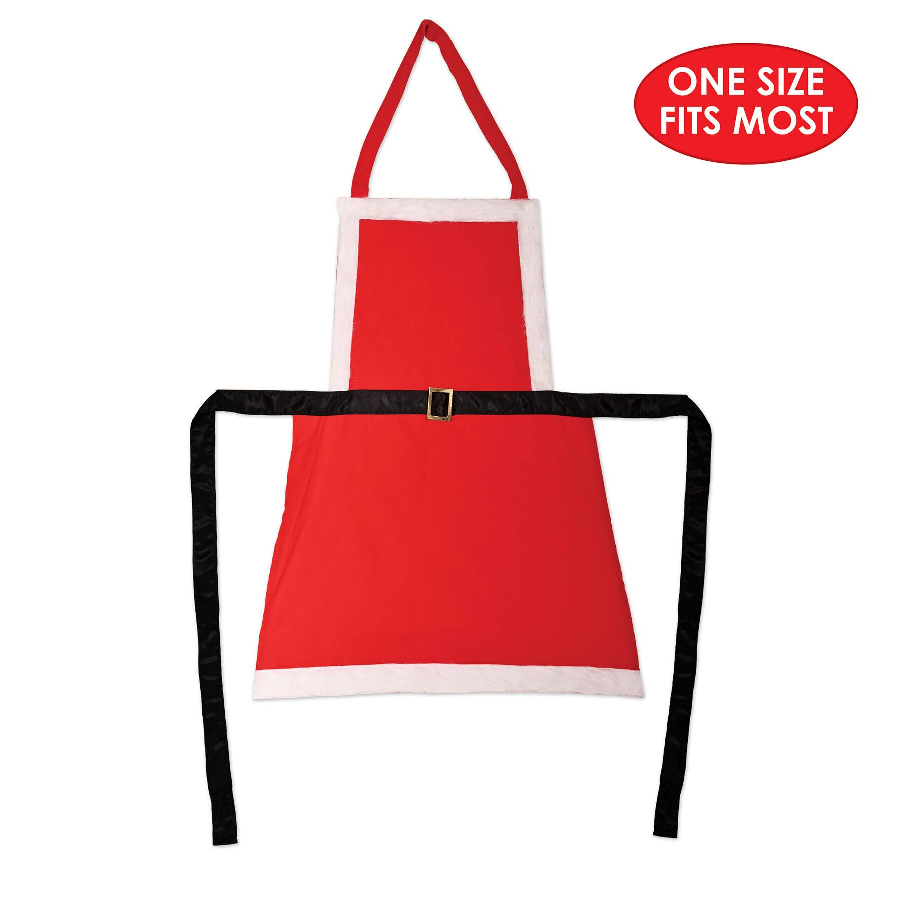 Beistle Mrs. Claus Fabric Novelty Apron