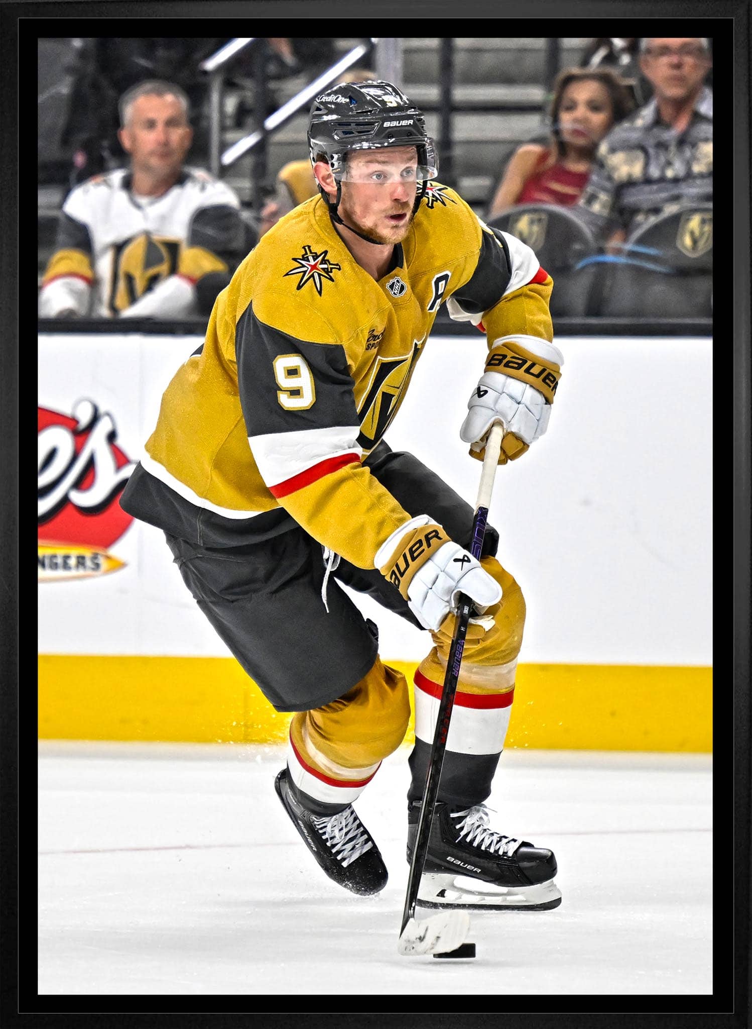 Jack Eichel 20" x 29" Framed Canvas Vegas Golden Knights 22.5" x 31.5"