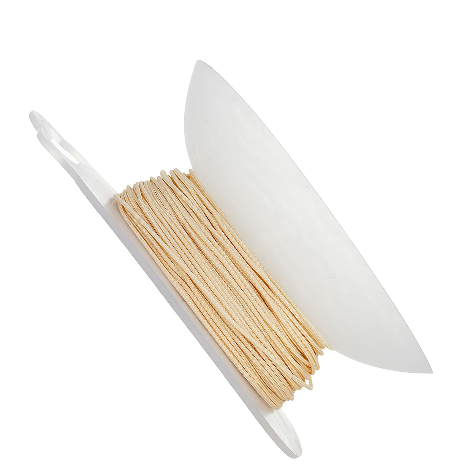 John Bead Lovely Knots 1mm Asian Knotting Cord with Bobbin, 50yd.