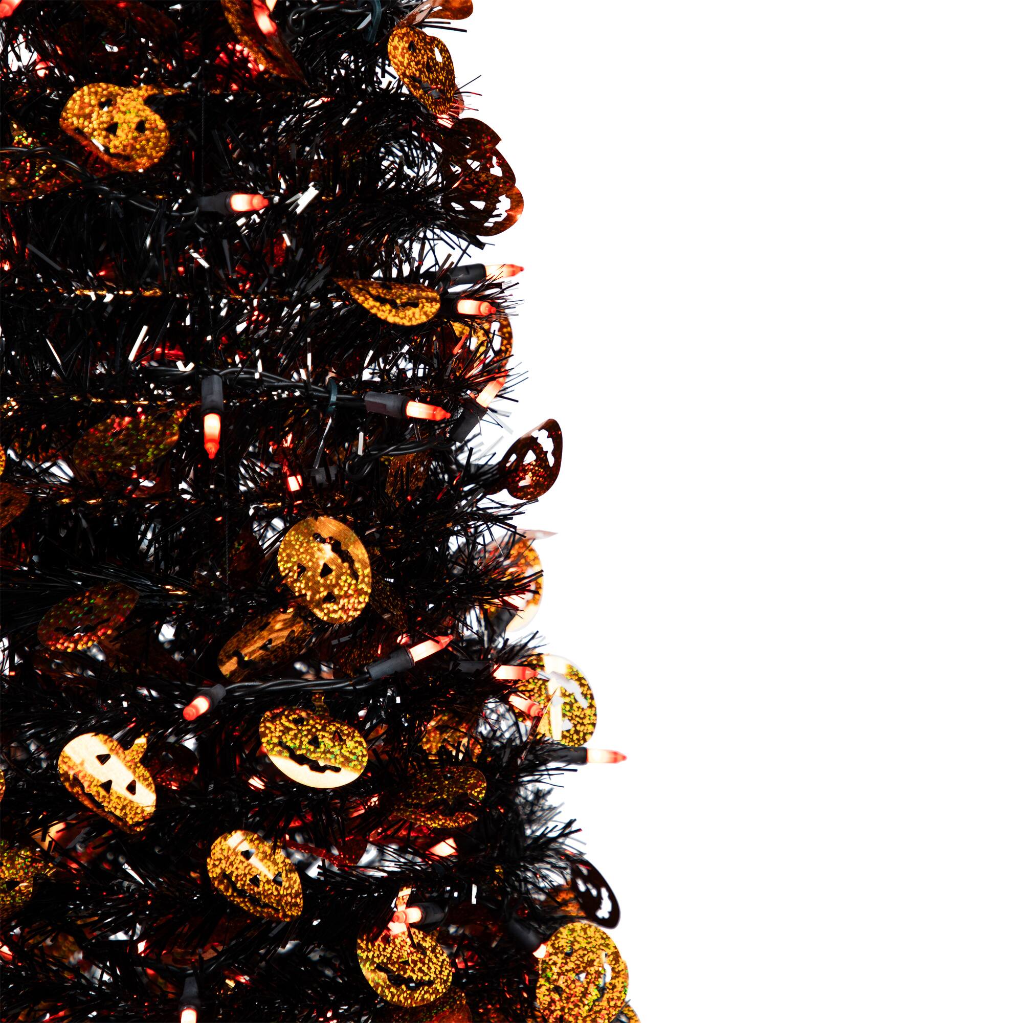 6ft. Fall Harvest Pop Up Artificial Thanksgiving Tree with Pumpkins