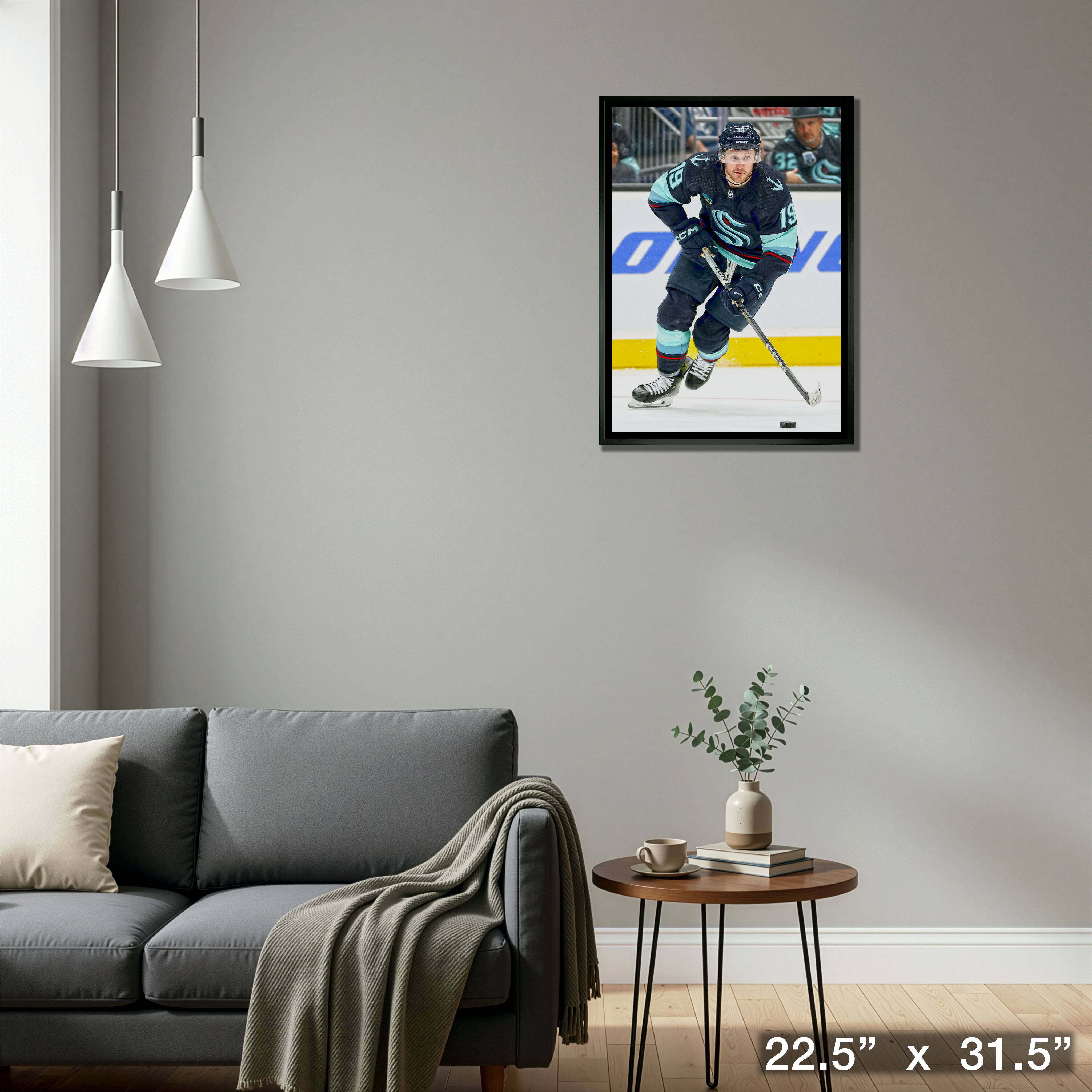 Jared McCann 20" x 29" Framed Canvas Seattle Kraken 22.5" x 31.5"