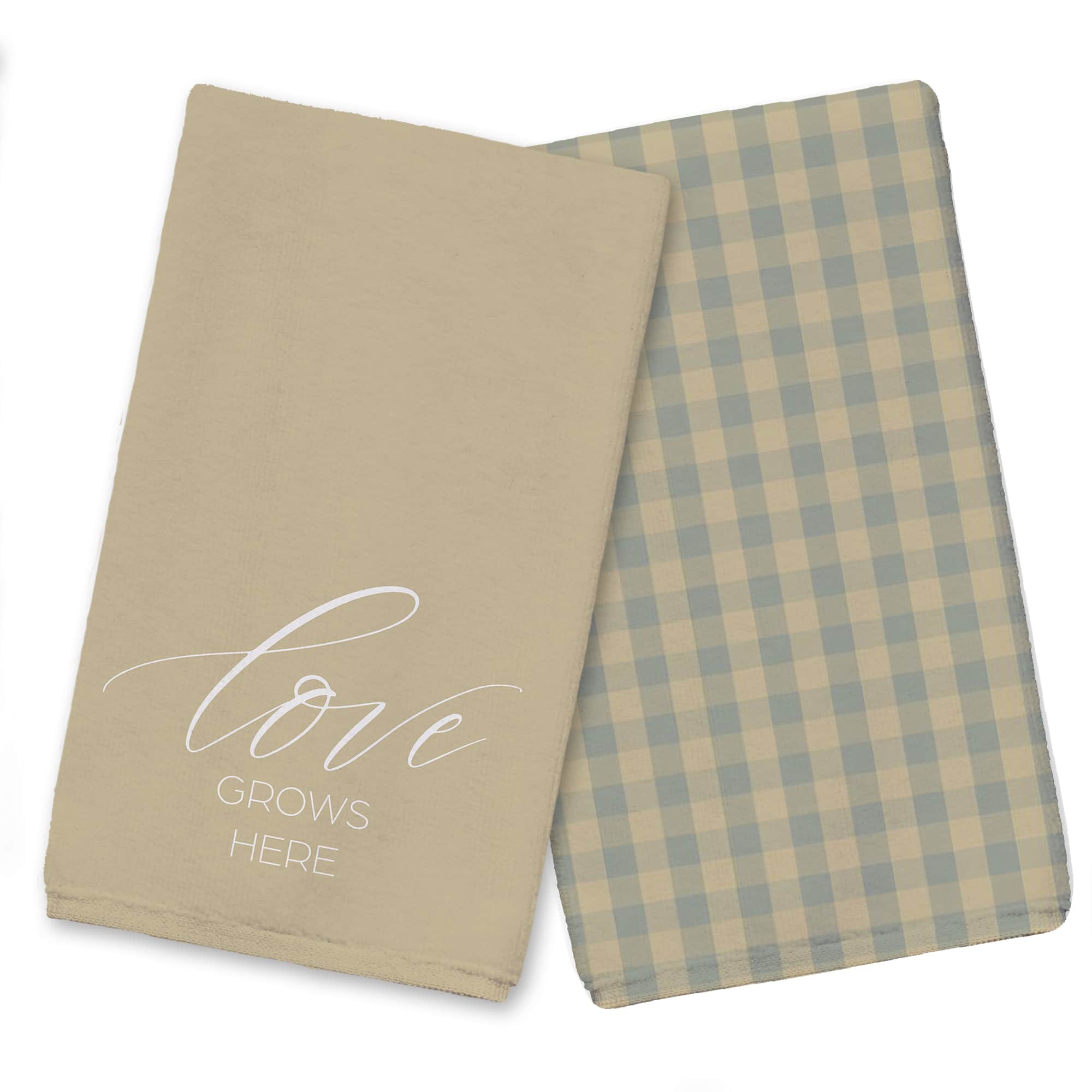 Love Grows Here Tea Towel Set