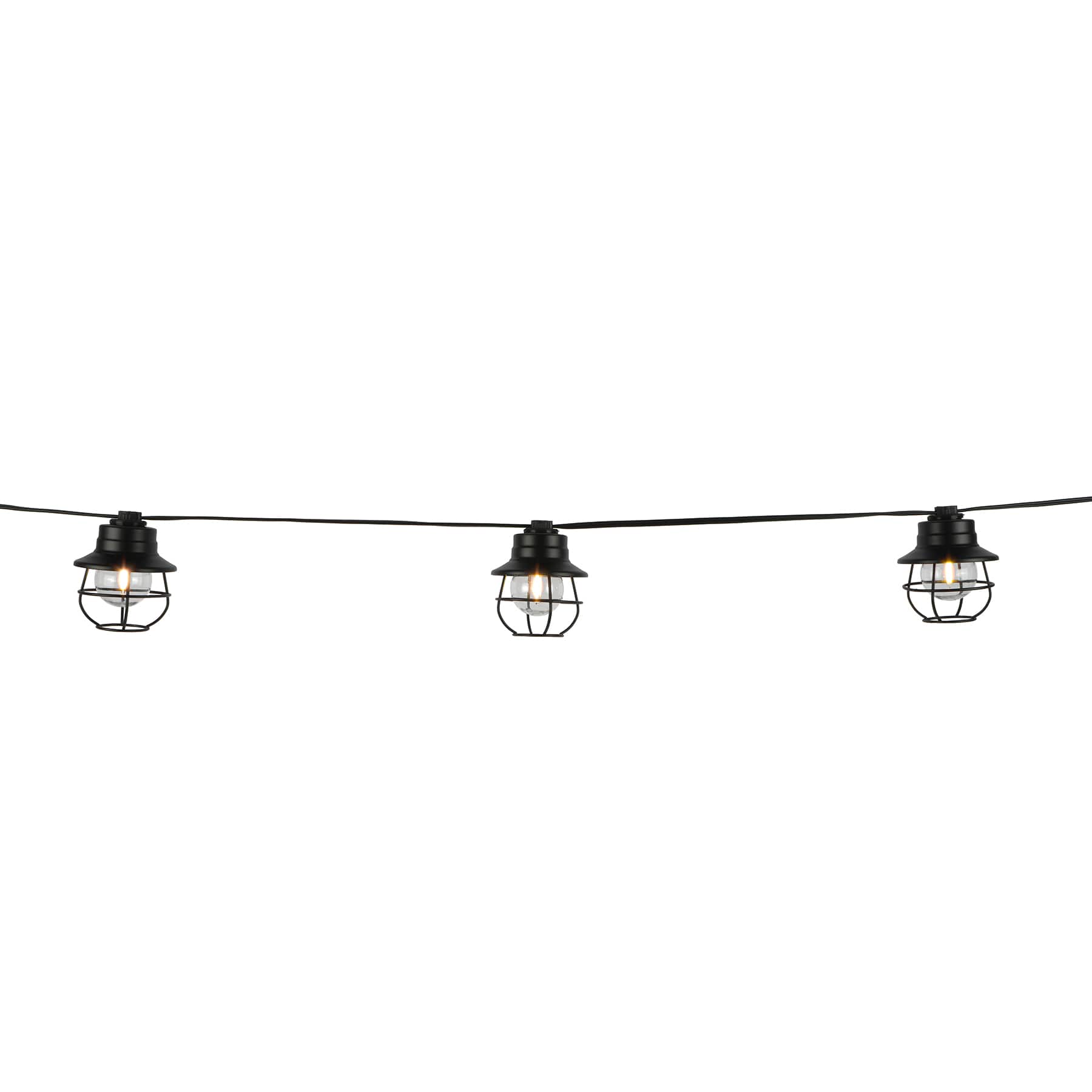 10ct. Black Café LED String Lights by Ashland®