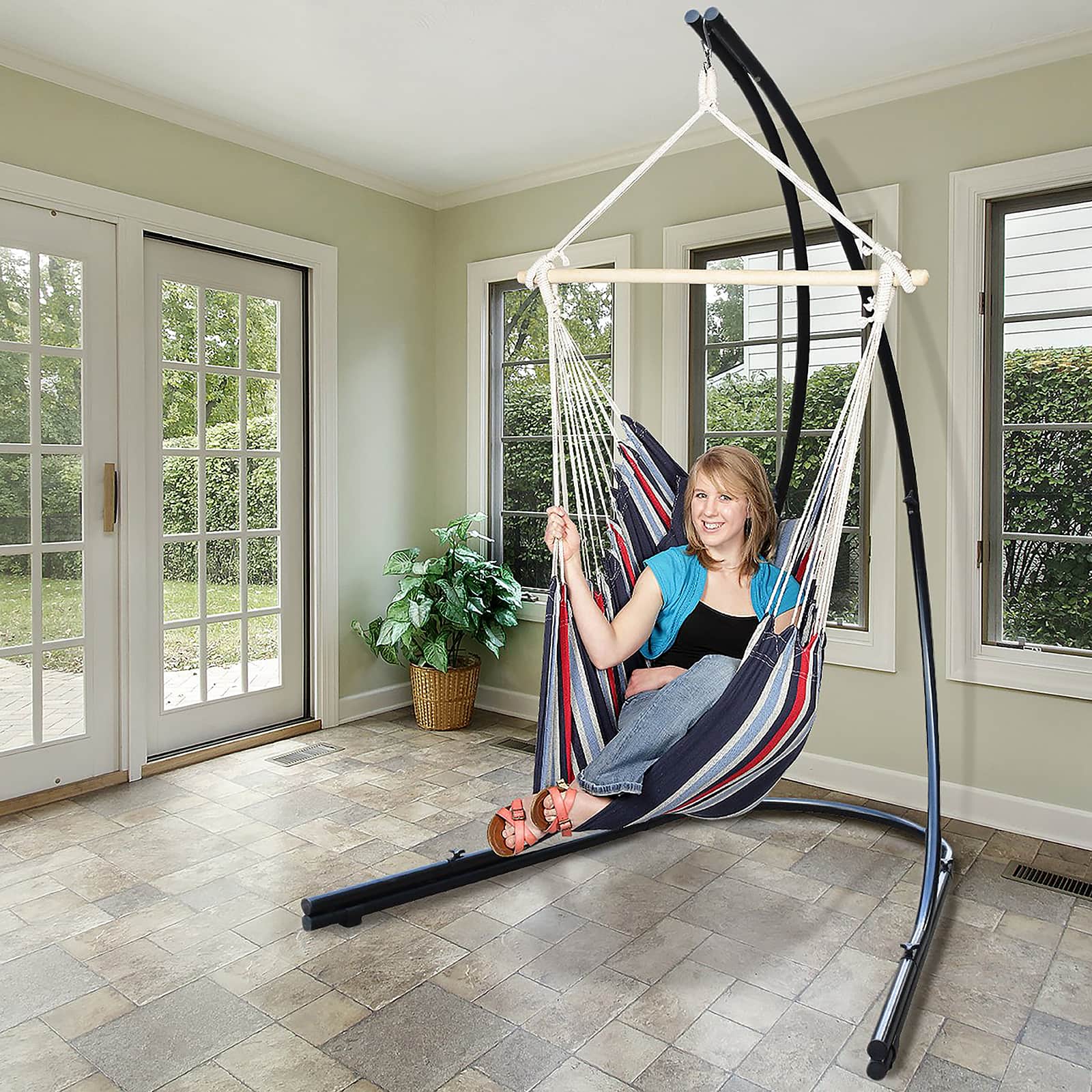 Sorbus Arc Hammock Chair Stand Frame