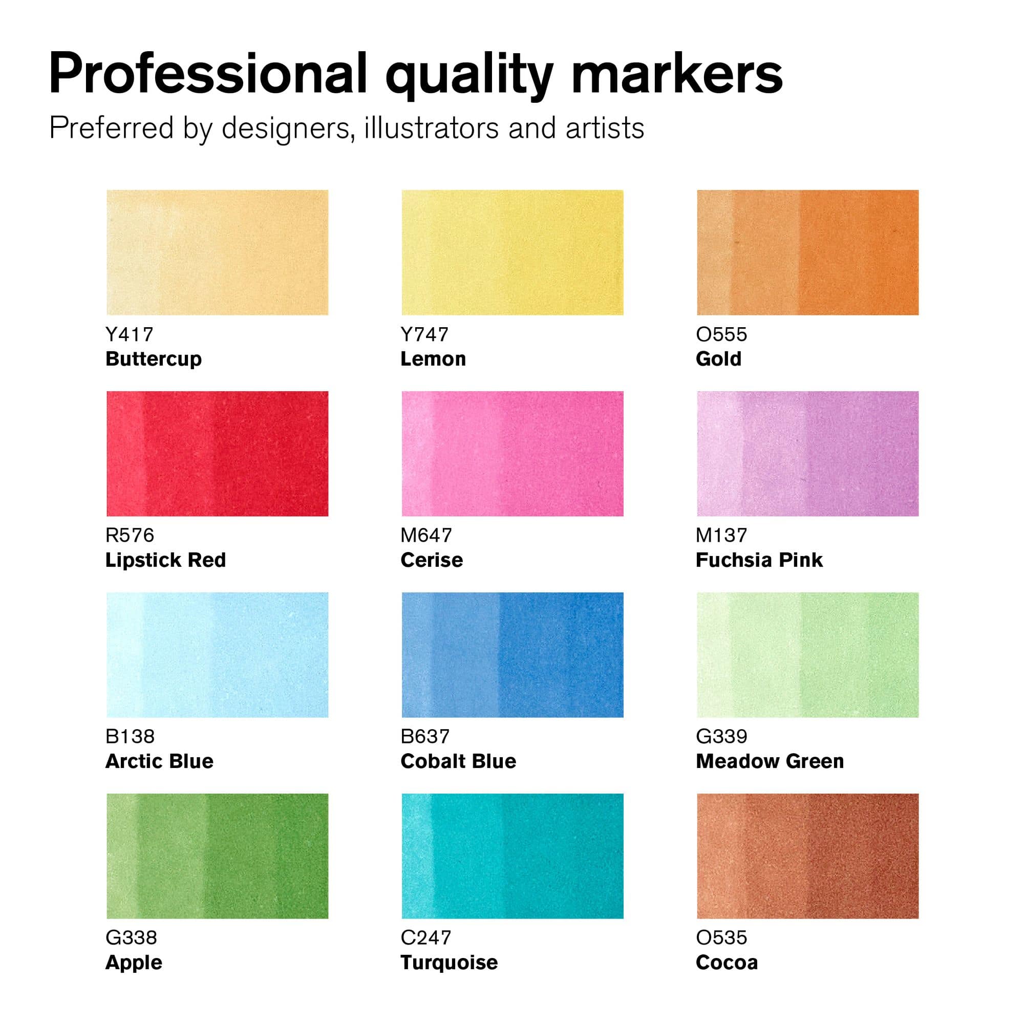 Winsor & Newton® ProMarker™ Set 2 Marker Set
