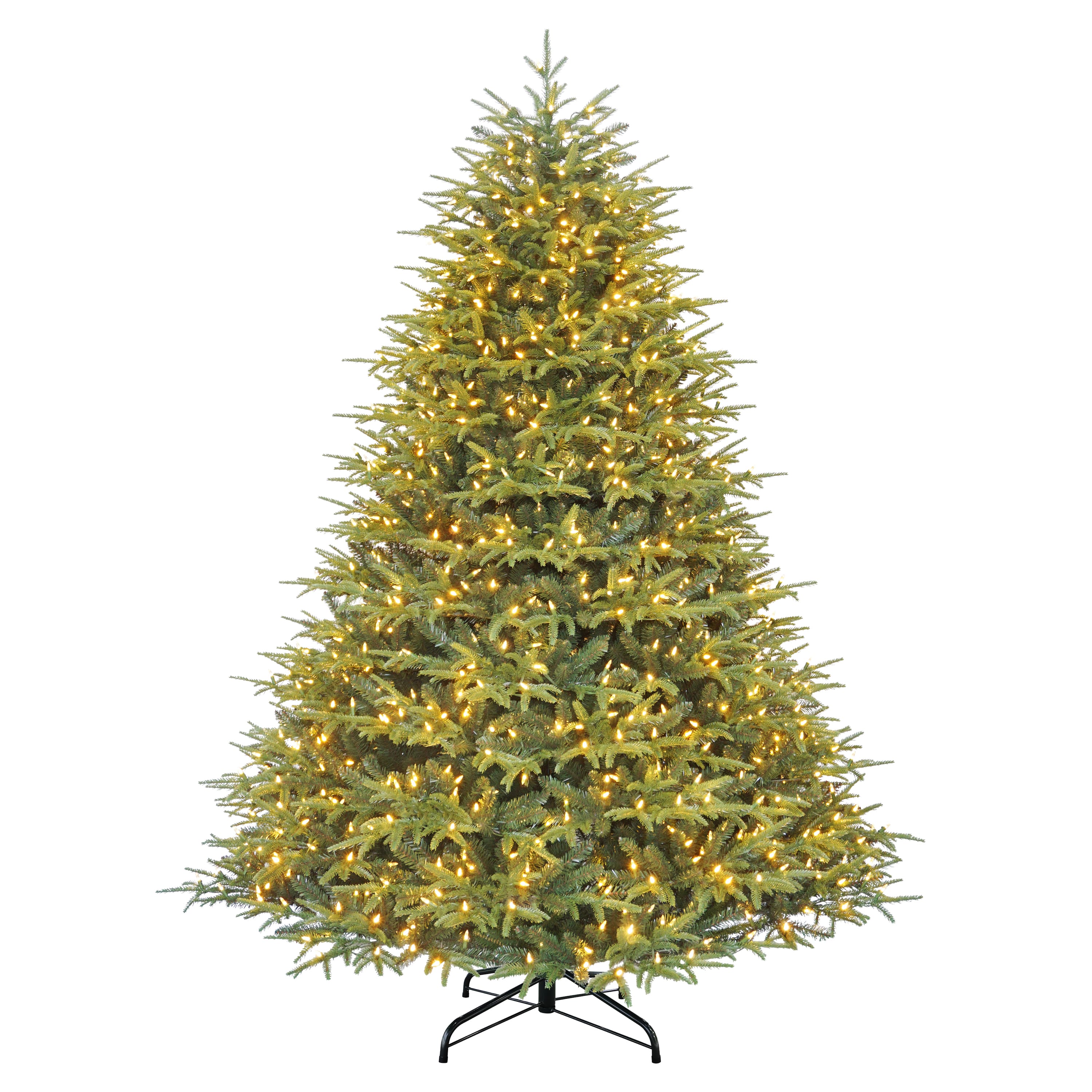 Puleo International 6.5ft. Pre-Lit Fraser Fir & Scent Dispenser Artificial Christmas Tree, Warm White & Multicolor LED Lights