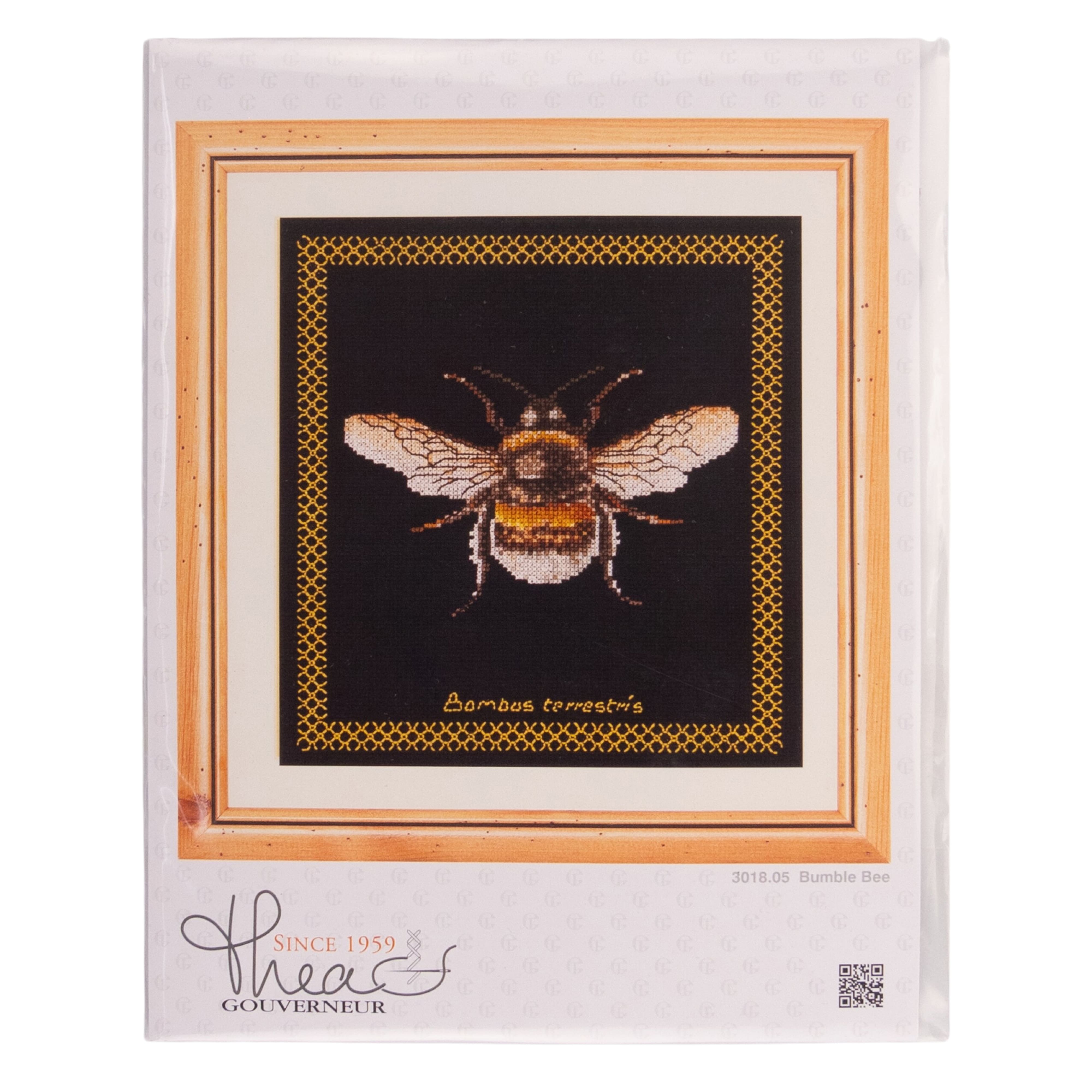 Thea Gouverneur Since 1959® Bumble Bee Counted Cross Stitch Kit