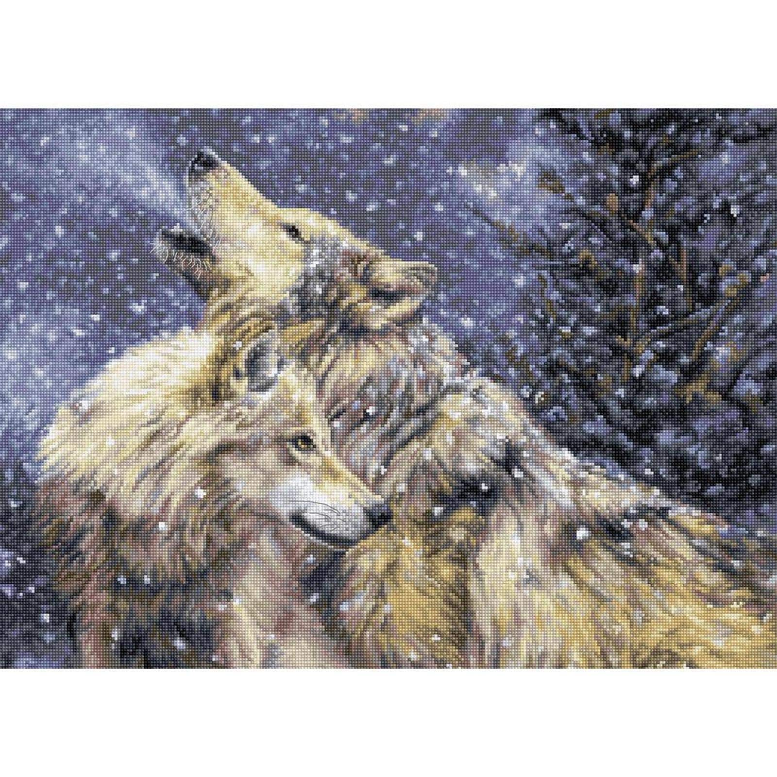 Luca-S Snowfall Counted Cross Stitch Kit