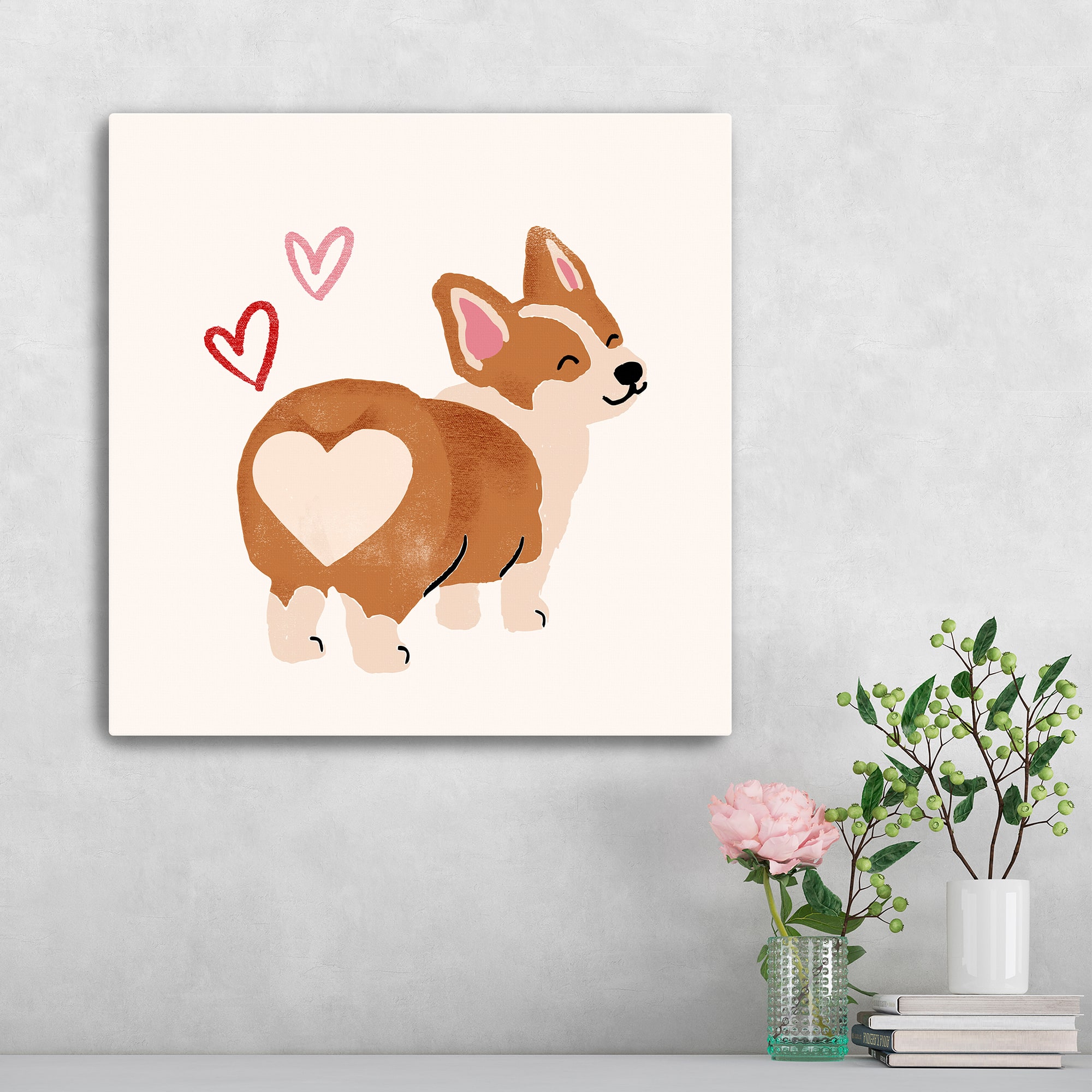 Little Legs Big Heart V Canvas Giclée Art