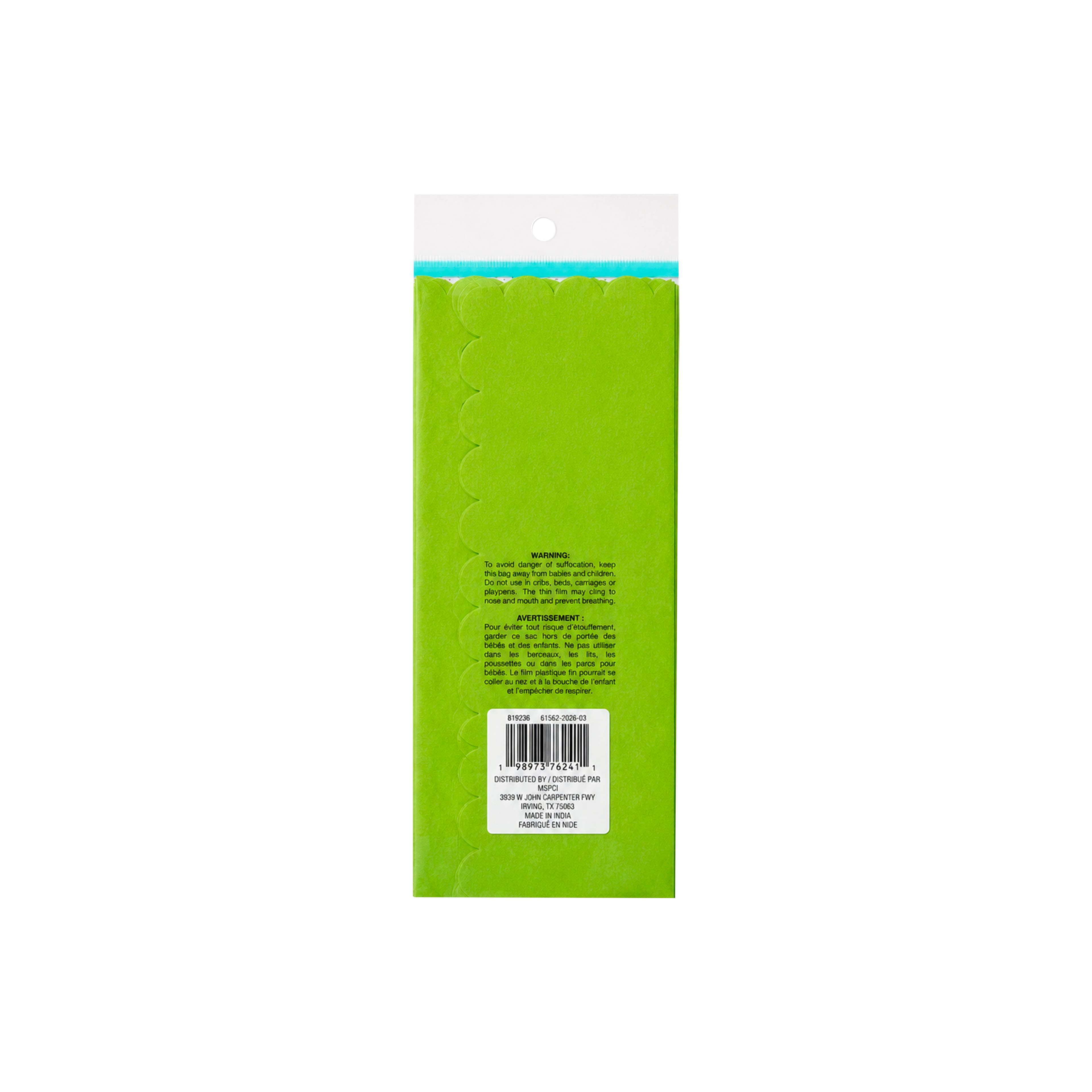Scalloped Tissue Paper Sheets