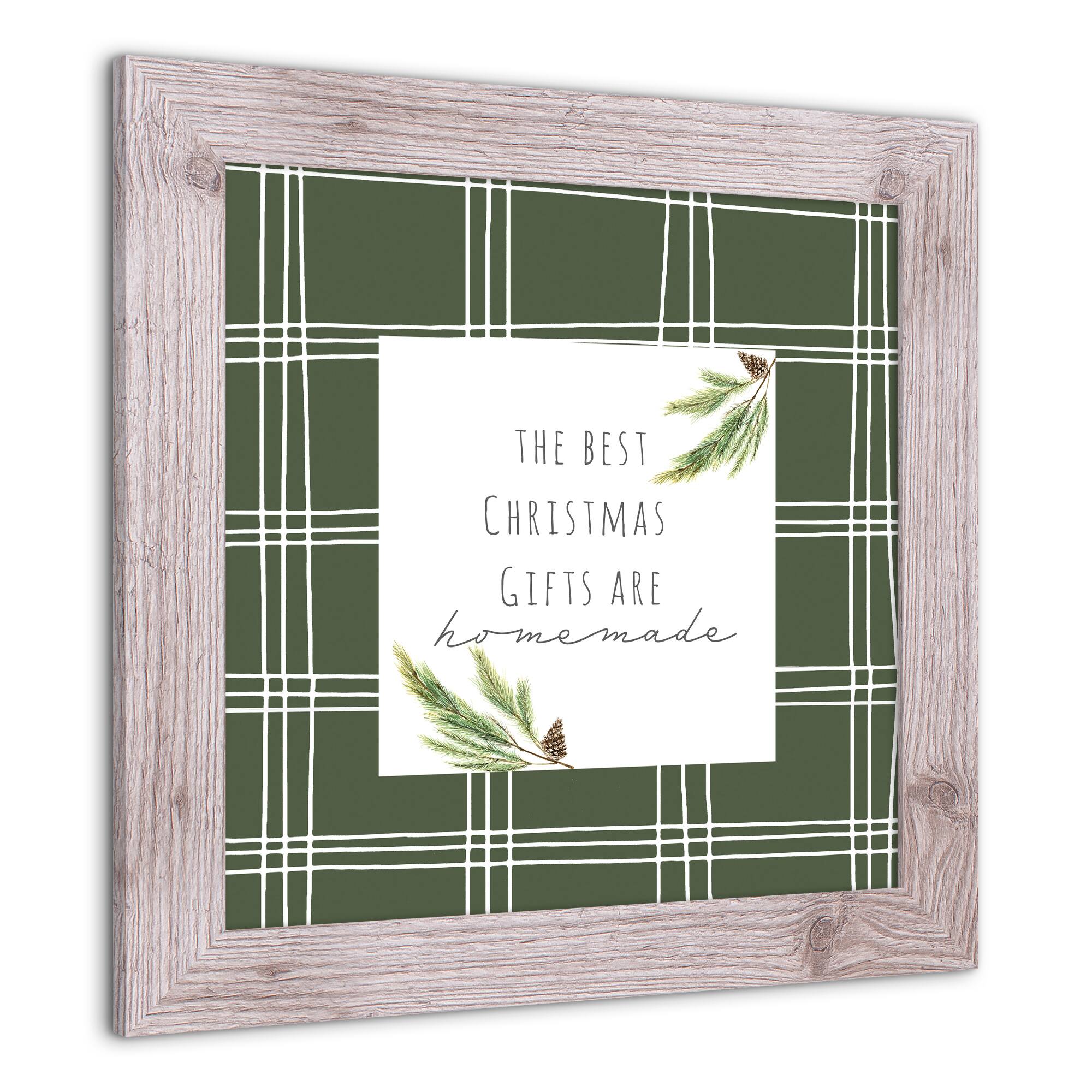 Designs Direct 16" x 16" Homemade Gifts Western White Framed Print