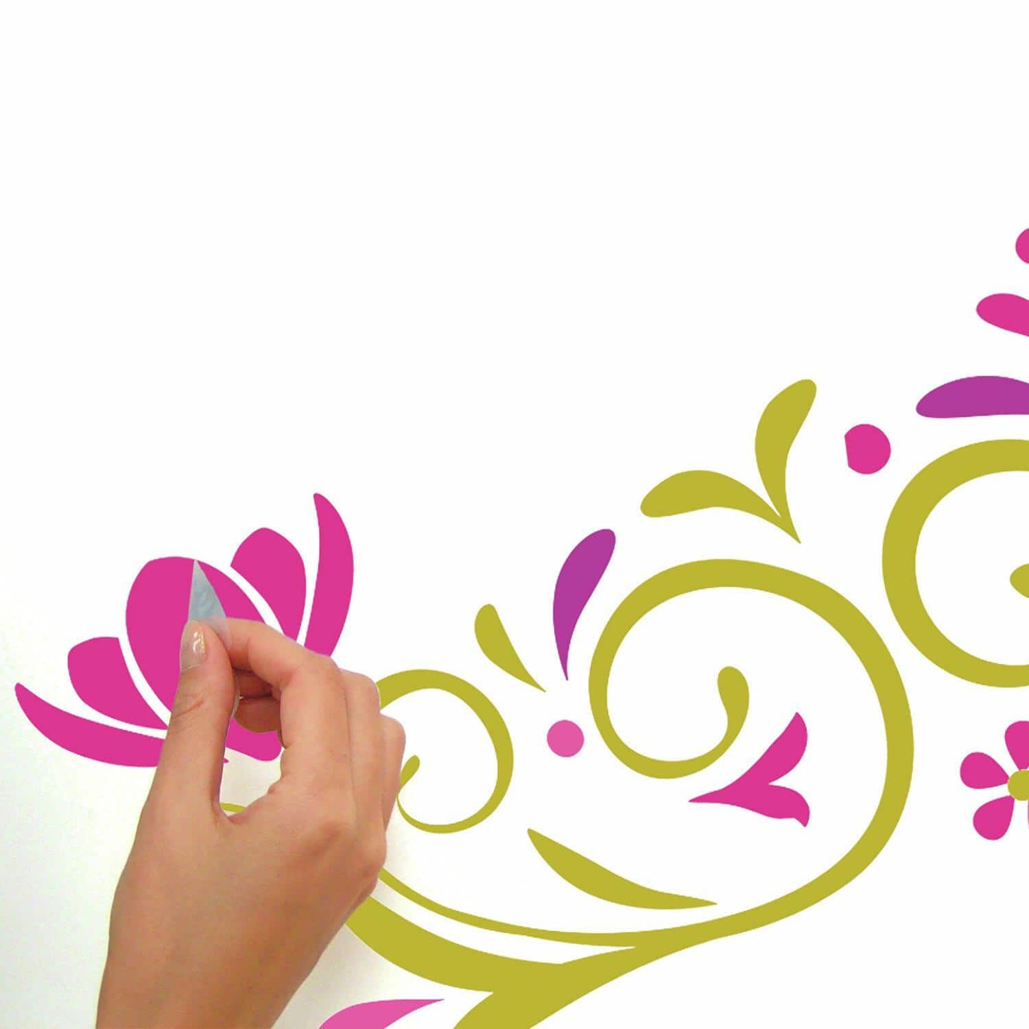 RoomMates Frozen Springtime Custom Headboard Peel & Stick Giant Wall Decals