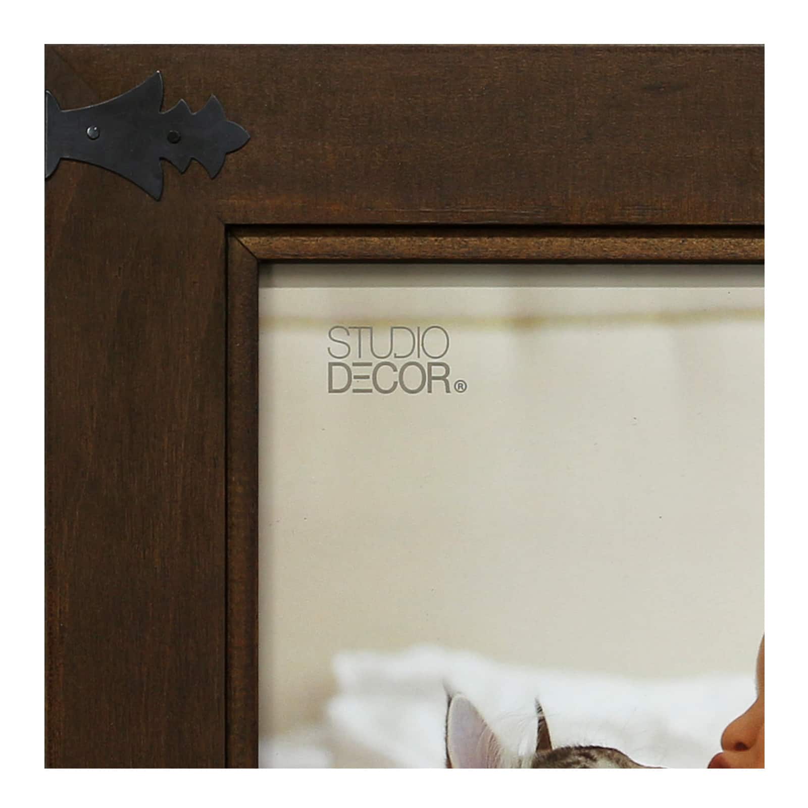 12 Pack: Dark Pine 5" x 7" Frame with Corner Accents, Expressions™ by Studio Décor®