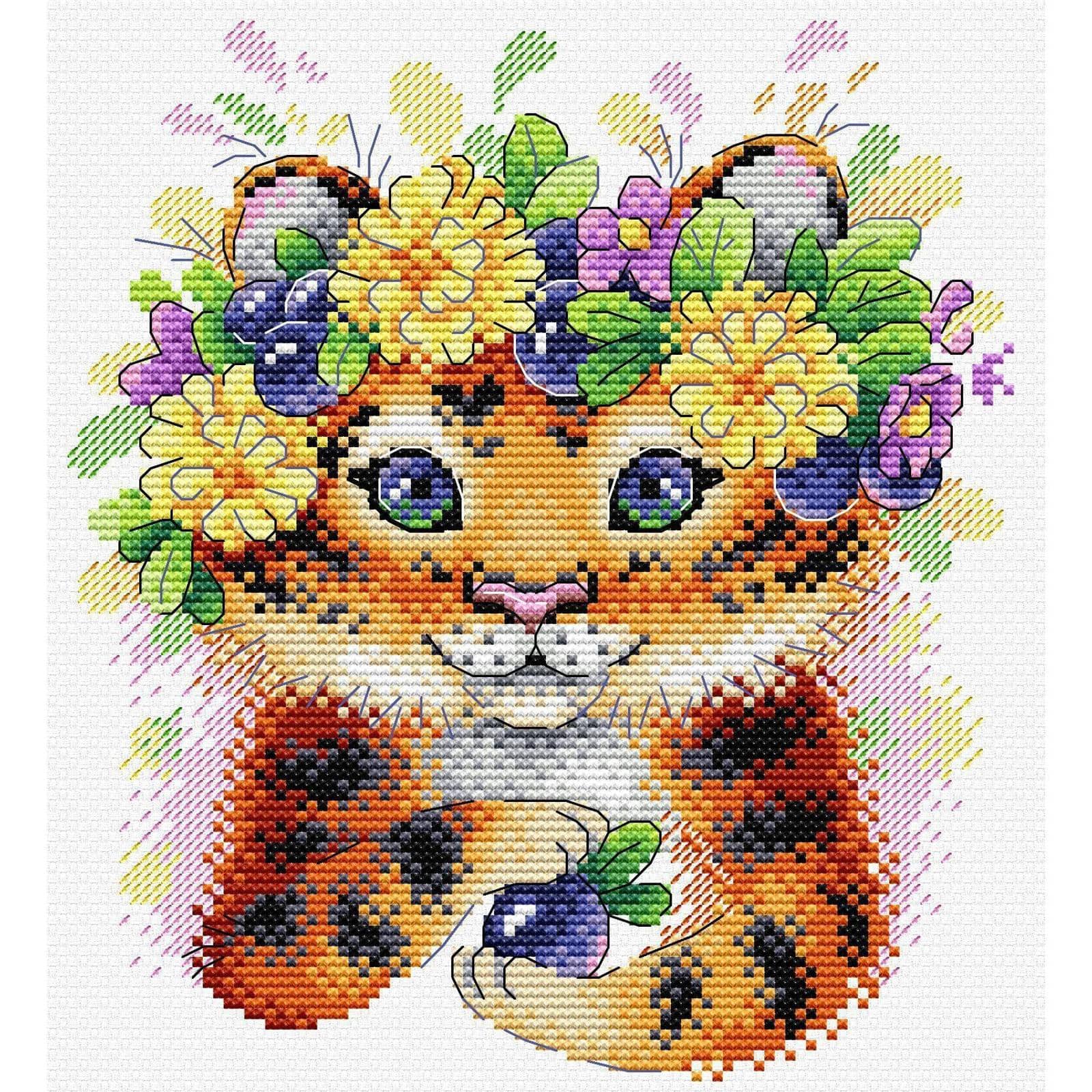 MP Studia On A Summer Day Counted Cross Stitch Kit