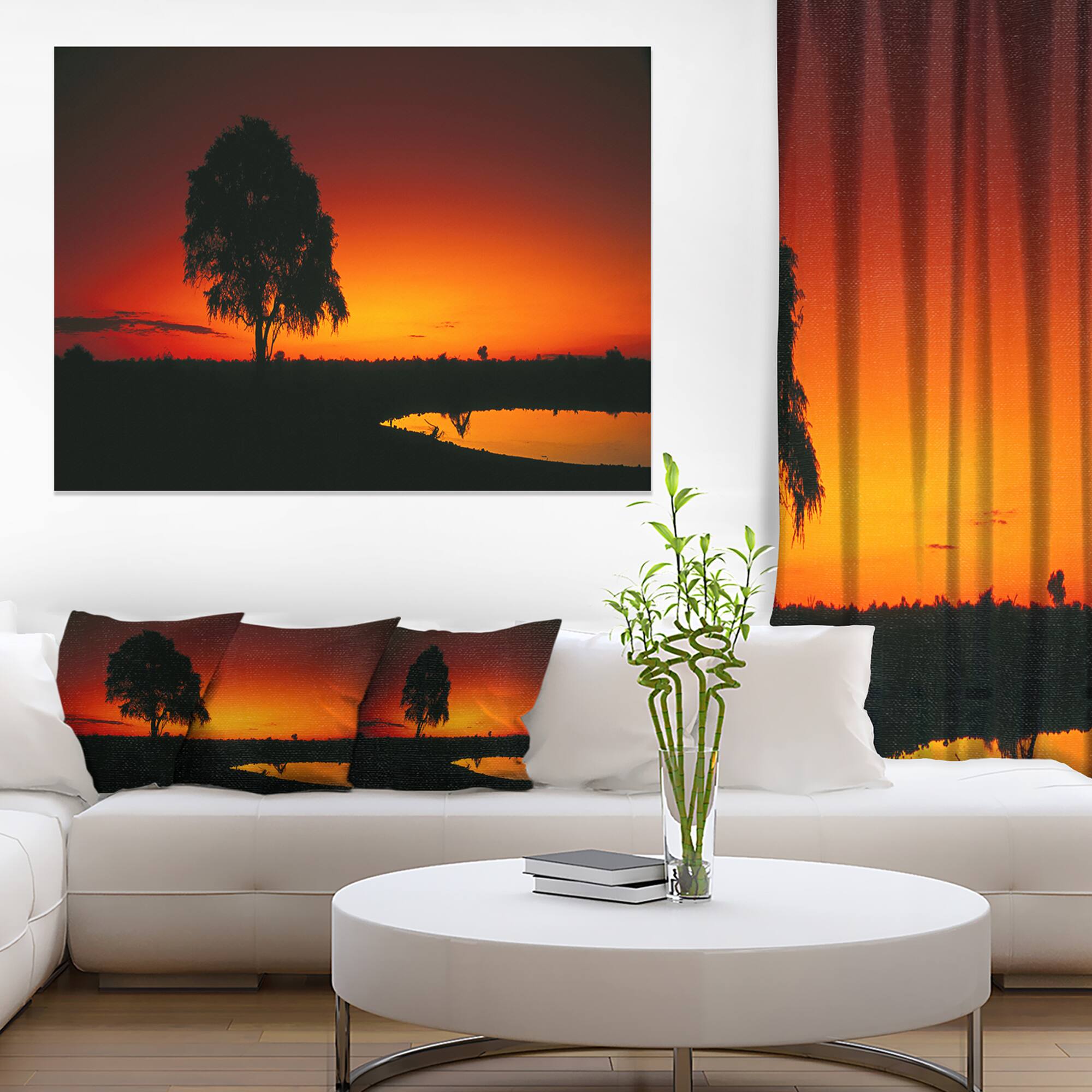 Designart - Sunset View in Tanzania