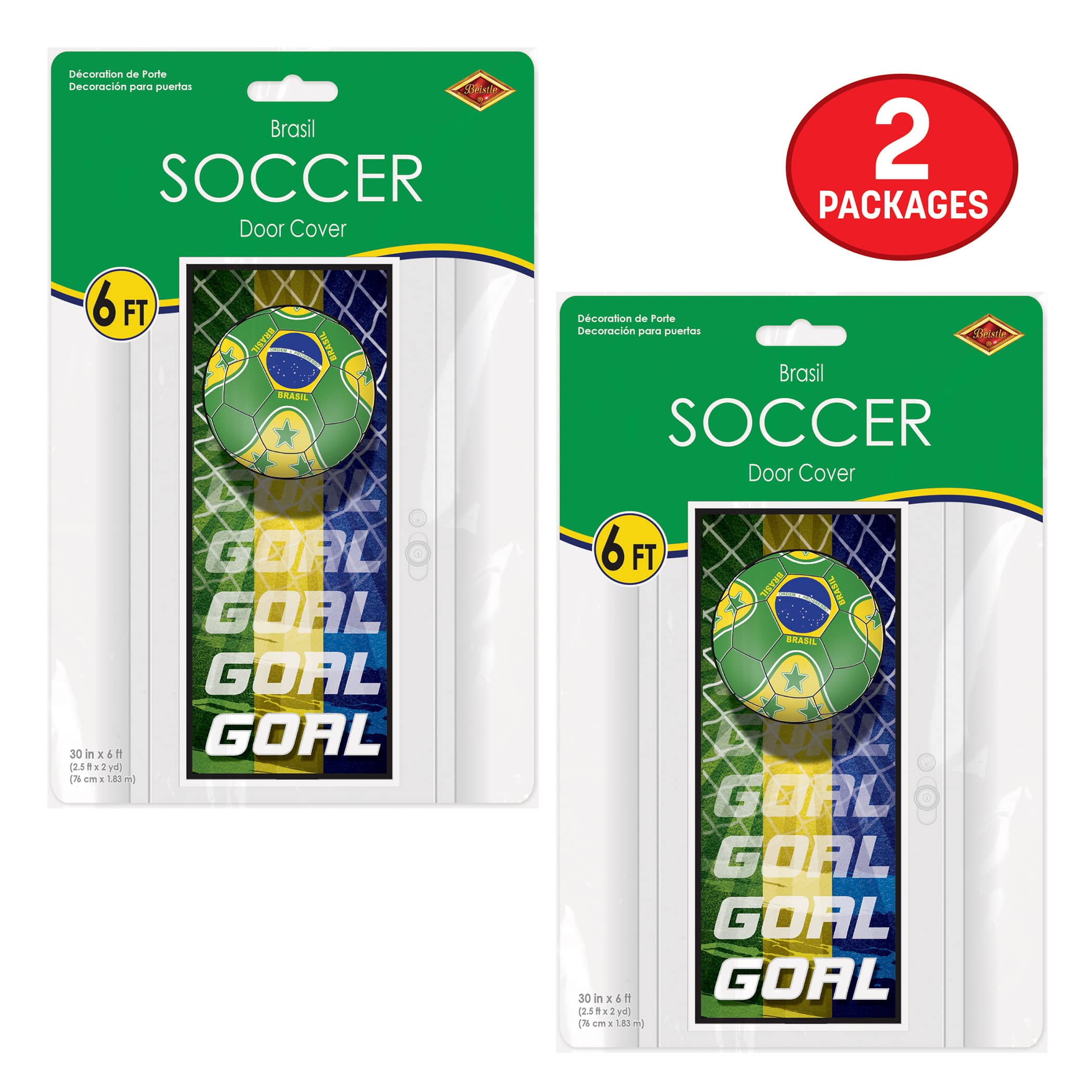 Beistle 6ft. Soccer Door Covers