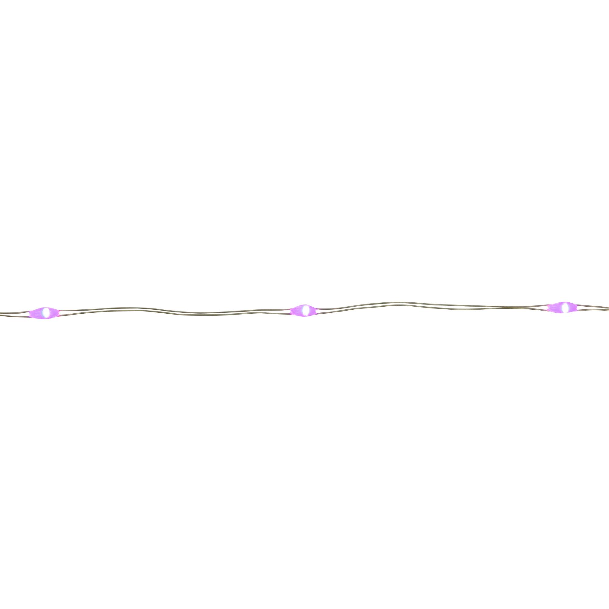 100ct Purple LED Micro Fairy Lights  16ft Copper Wire