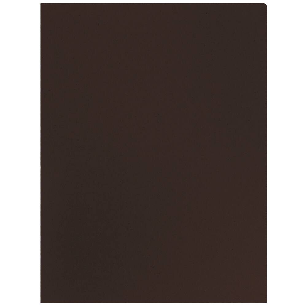 JAM Paper Chocolate Brown 2-Pocket Folders