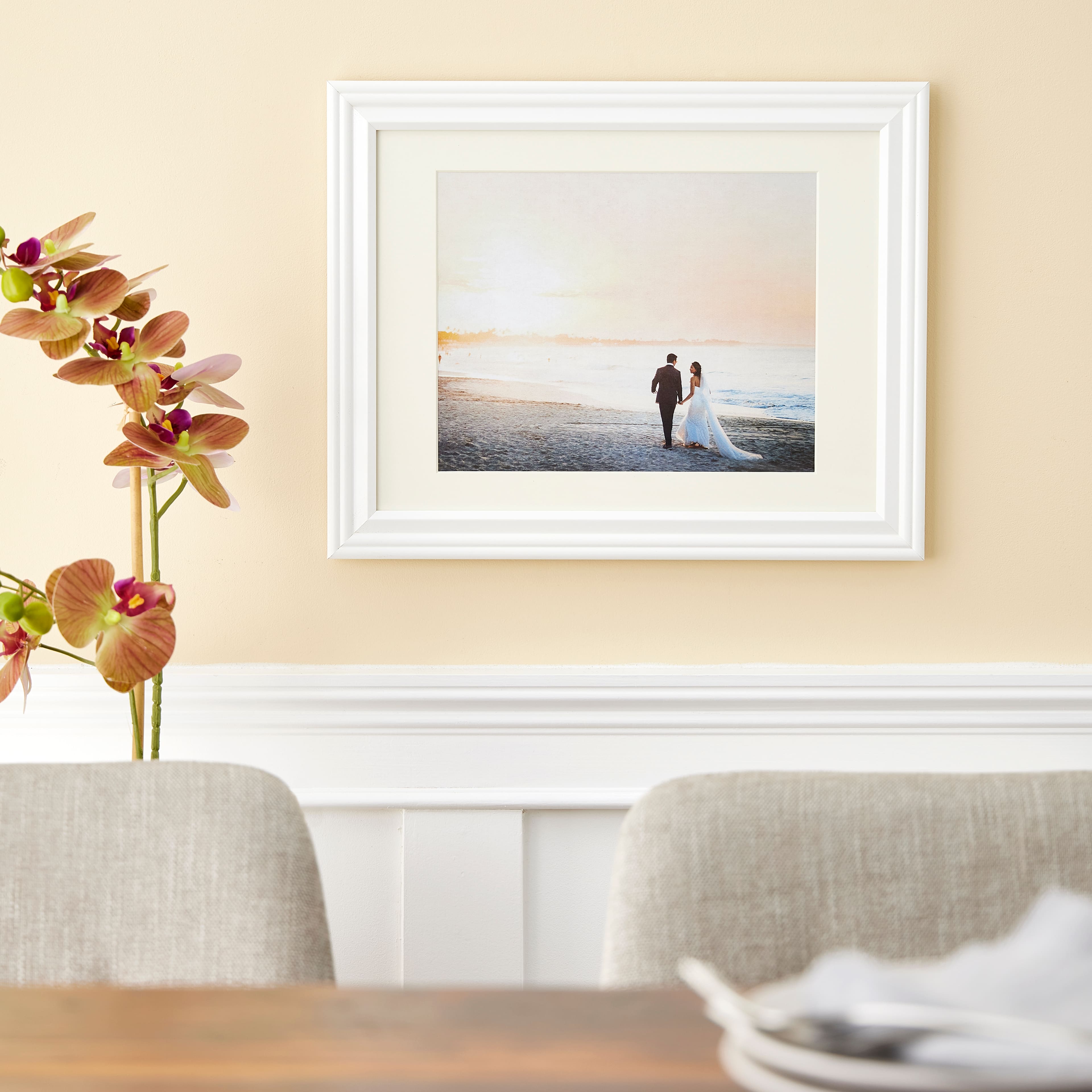 Lifestyles™ White Frame With Mat by Studio Décor®
