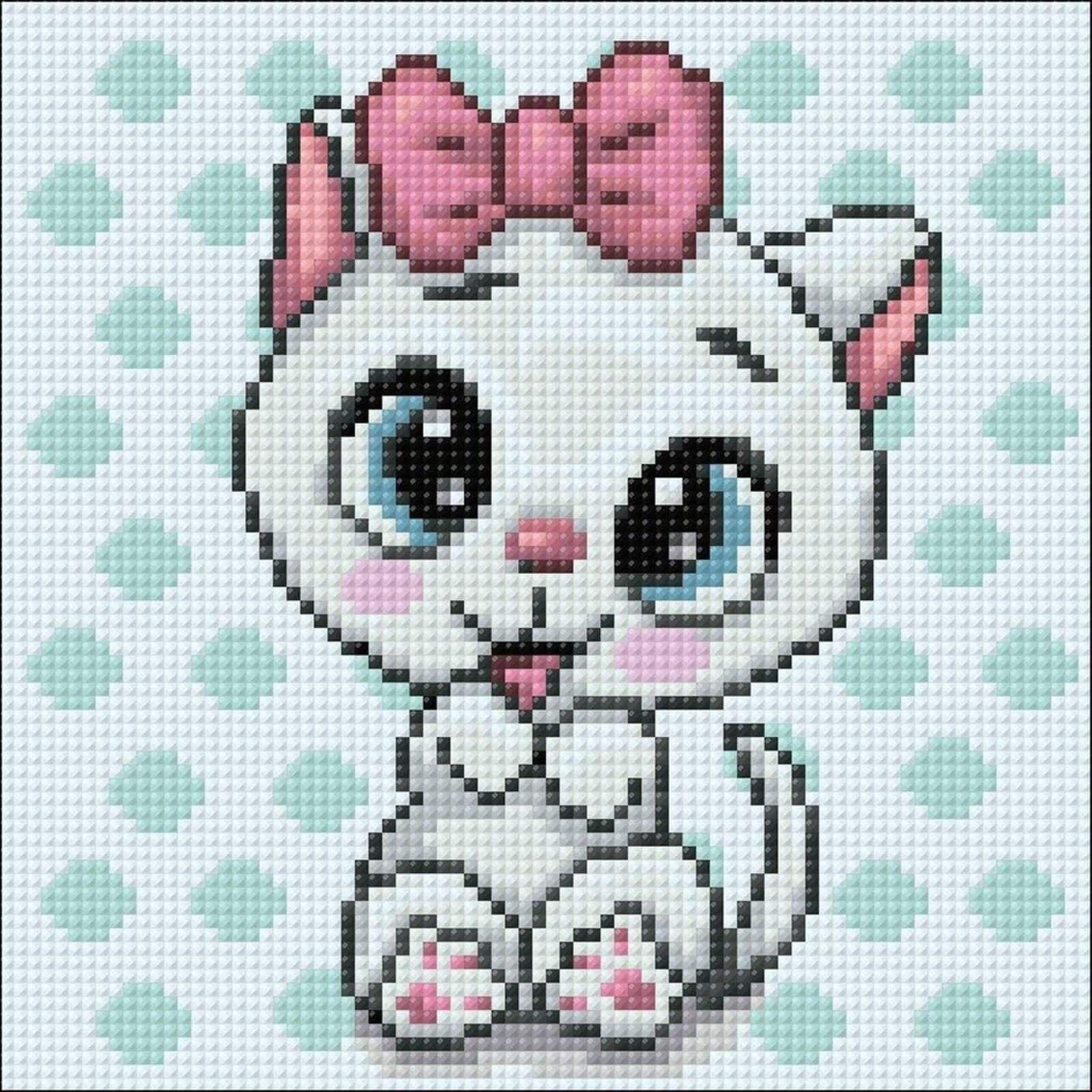 Crafting Spark Pink Nose Diamond Painting Kit