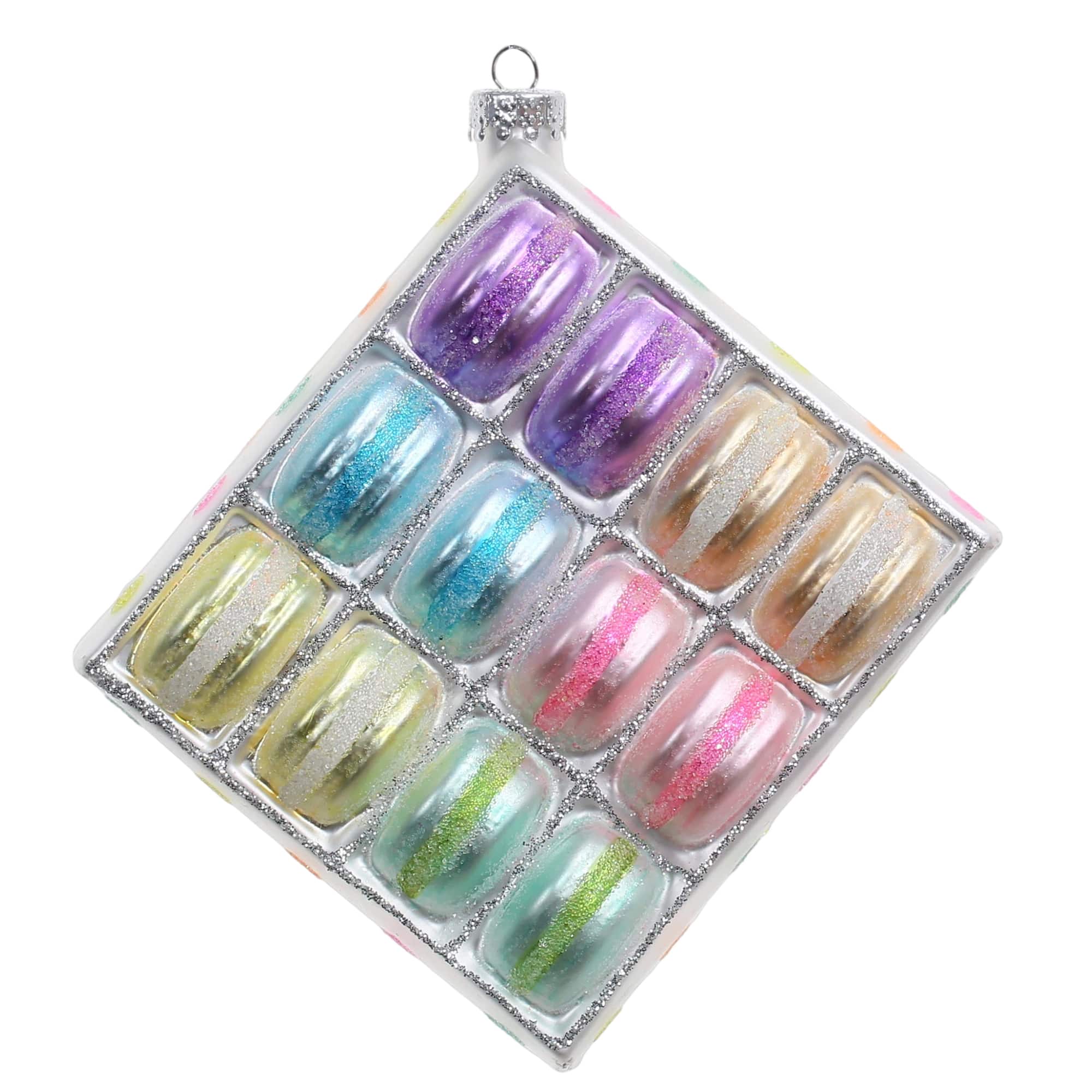 5" Macaroon Hand Painted Glass Ornament by Ashland®