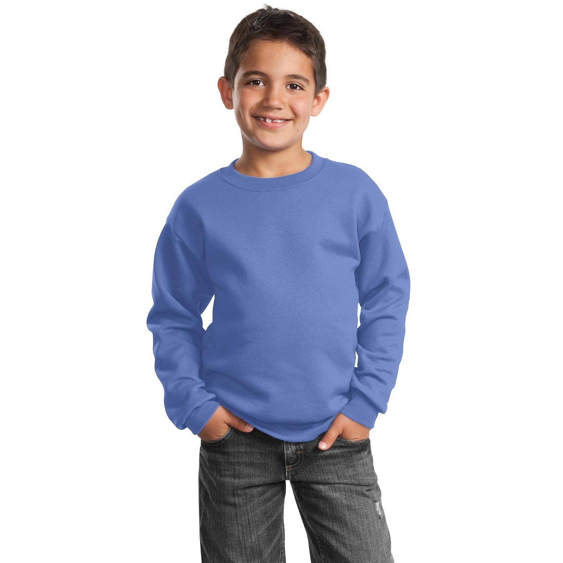 Port & Company® Youth Core Fleece Crewneck Sweatshirt