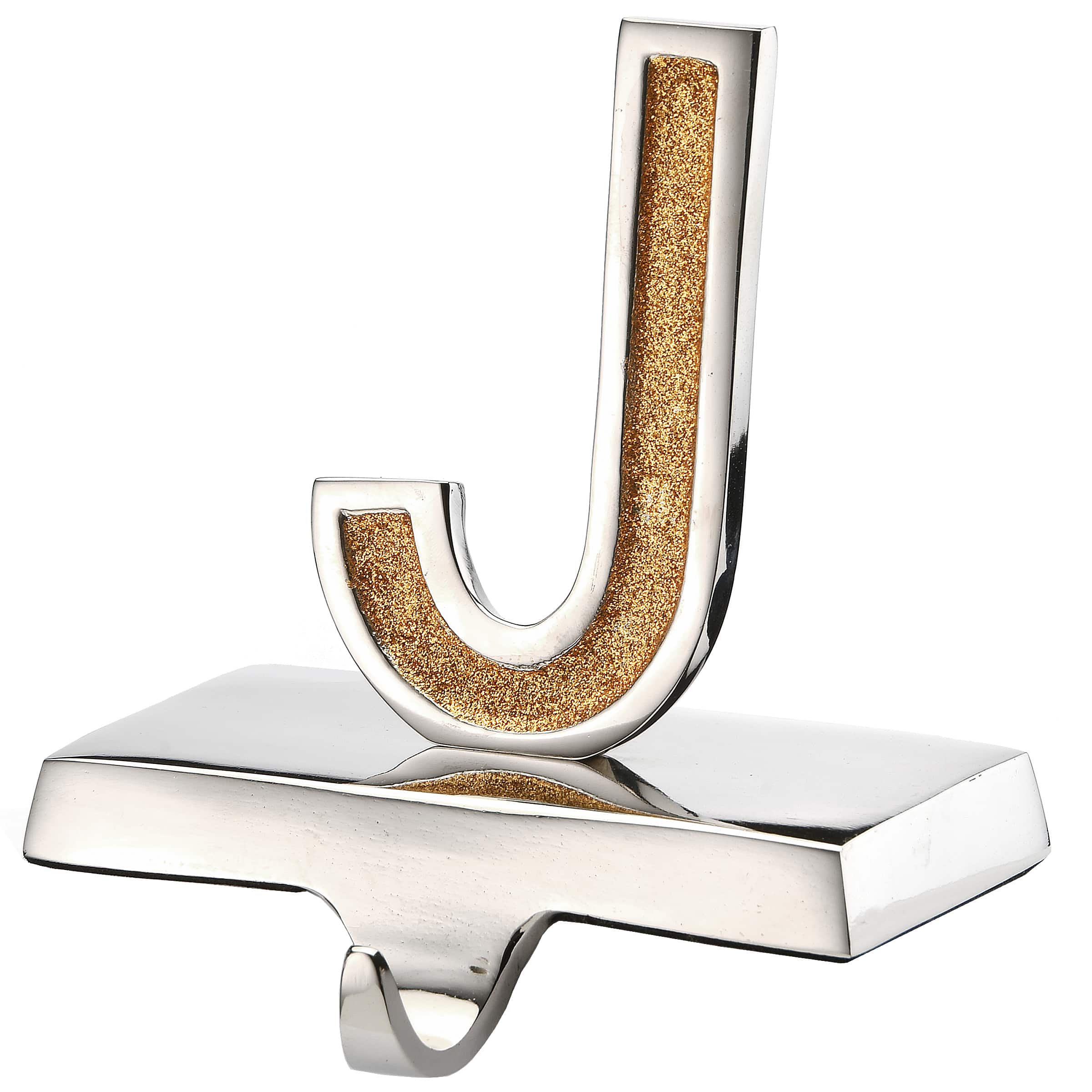 5" Gold Sparkle JOY Stocking Holders, 3ct.