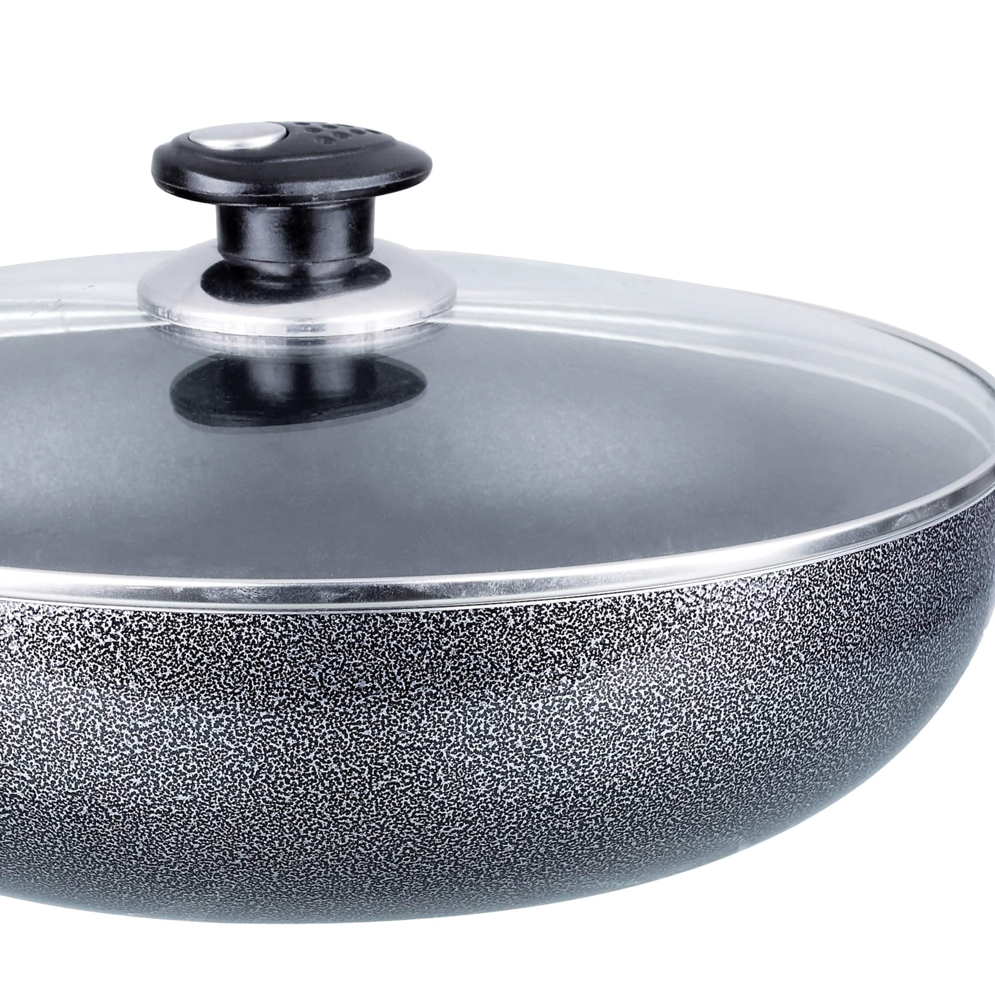 Brentwood 11" Nonstick Aluminum Wok with Lid