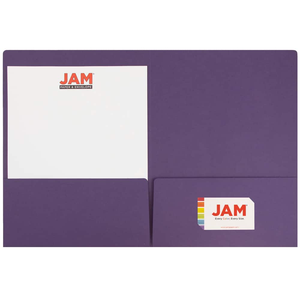 JAM Paper Premium Matte 2-Pocket Folders, 100ct.
