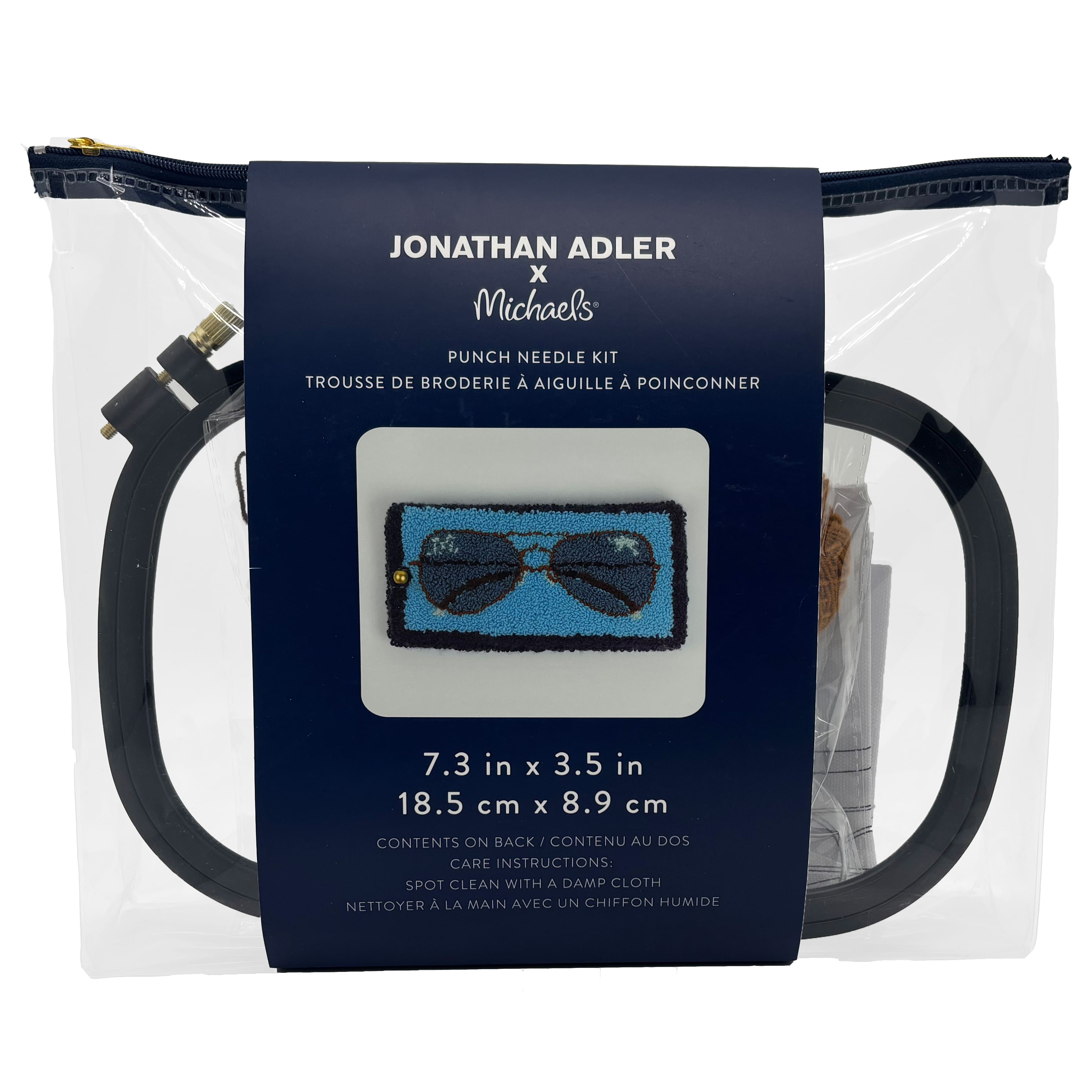 Jonathan Adler x Michaels Aviator Punch Needle Case Kit