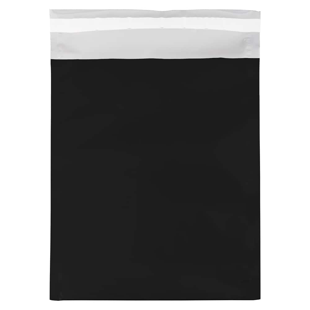 JAM Paper 9" x 12" Black Foil Open End Envelopes, 25ct.