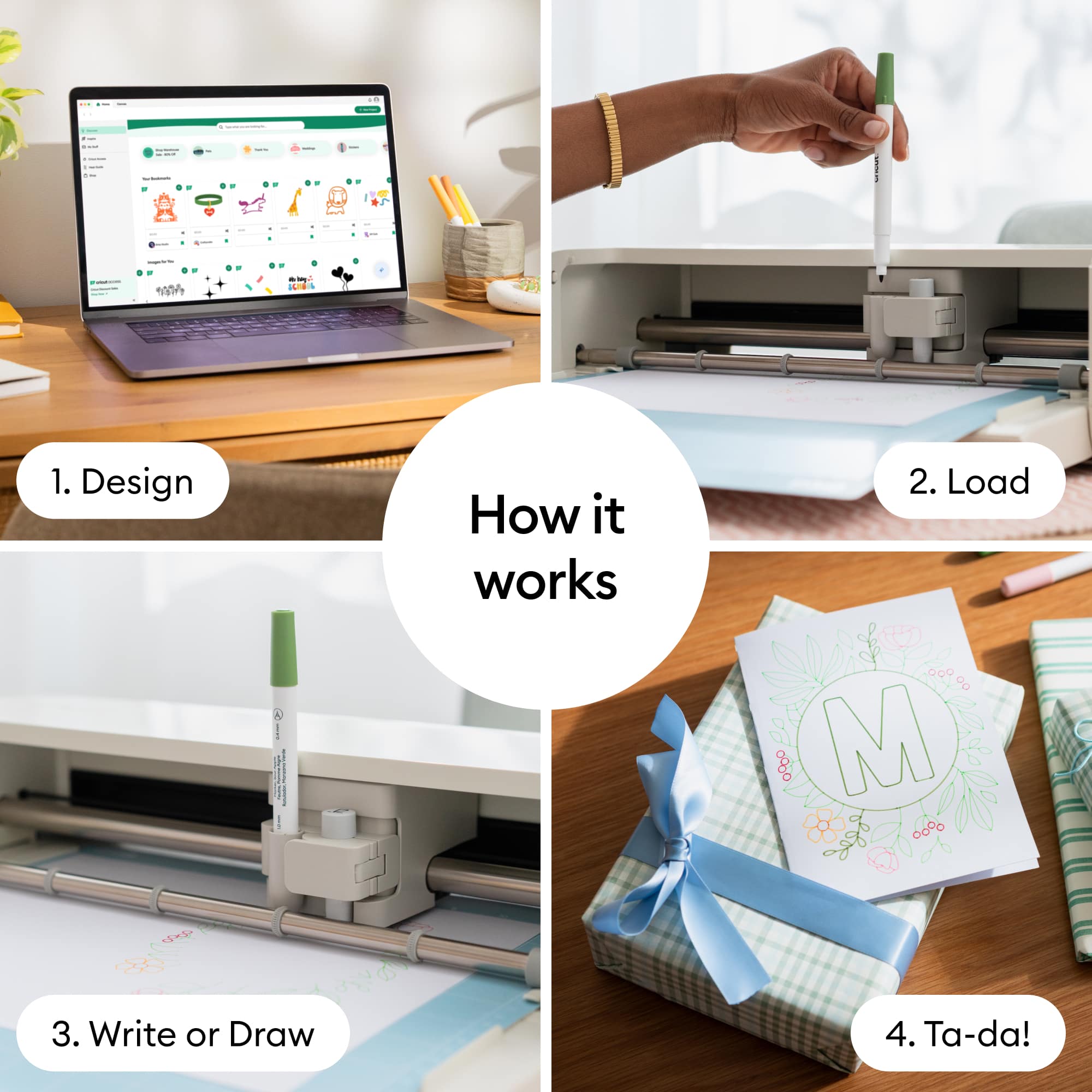 Cricut® 0.4mm Fine Point Classic Sampler Pen Set + Adapter