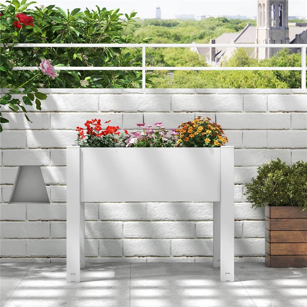 Costway 14gal. Raised Garden Bed with Water Level Indicator & Drainage Hole