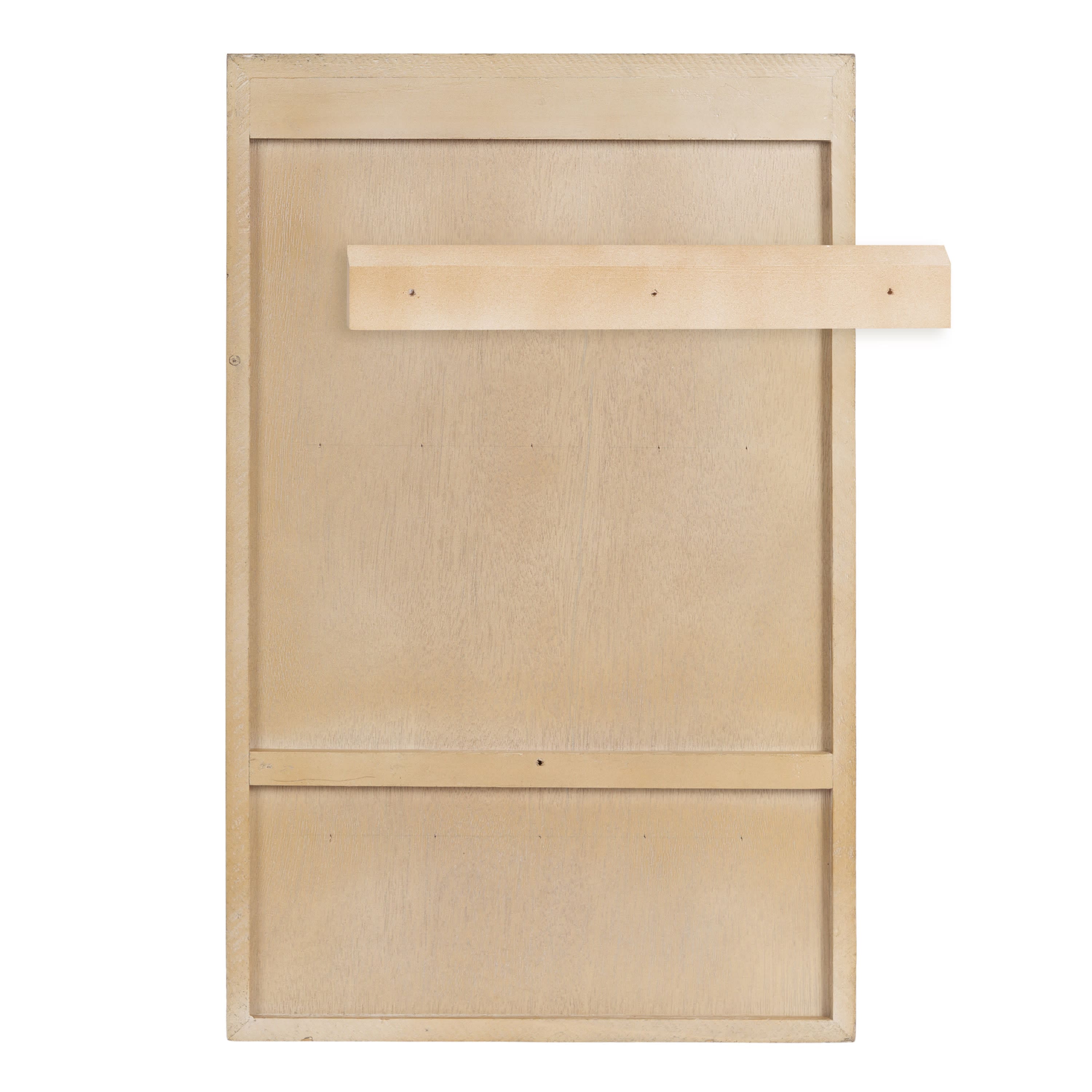 Kate and Laurel Ori Rattan Wall Cabinet with Cubby