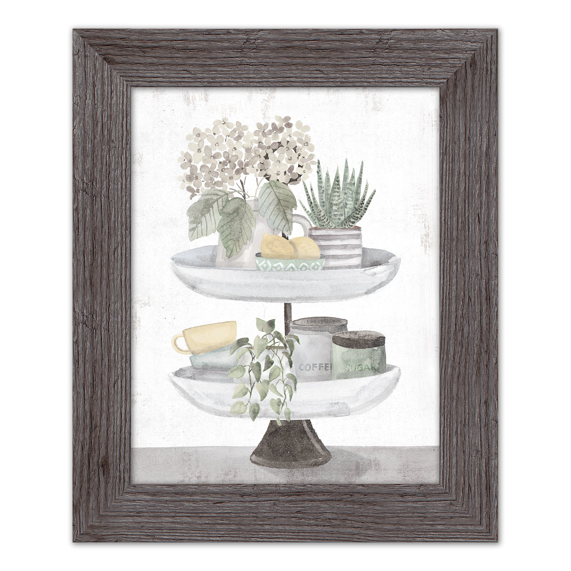 Kitchen Tray Western Framed Print