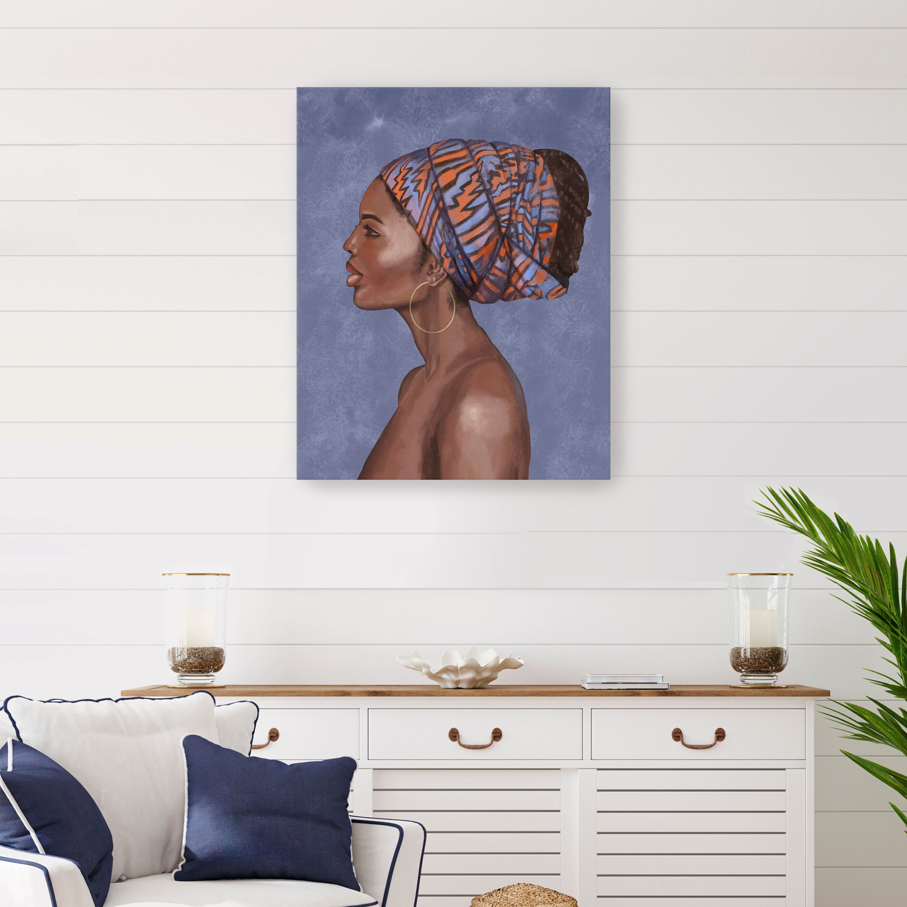 Beautiful Woman II Canvas Giclee