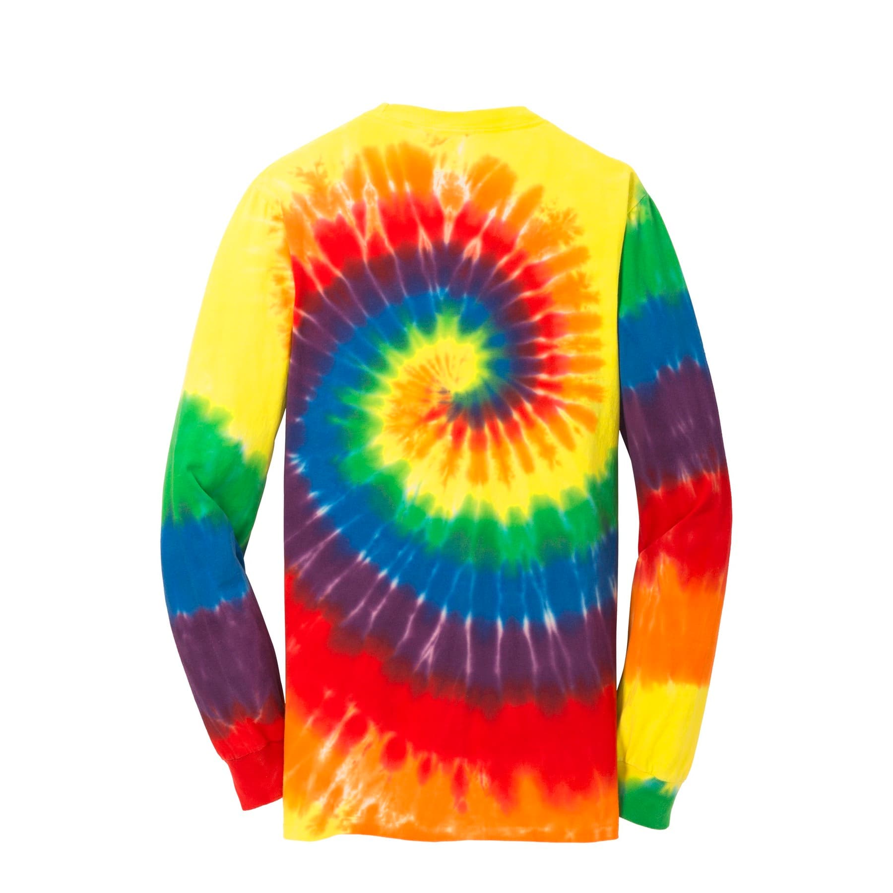 Port & Company® Long Sleeve Tie-Dye Adult T-Shirt