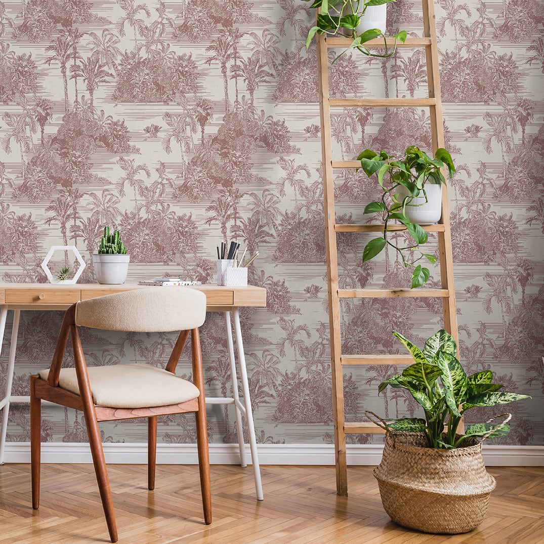 Designs Direct Tropic Archive Toile Peel & Stick Wallpaper