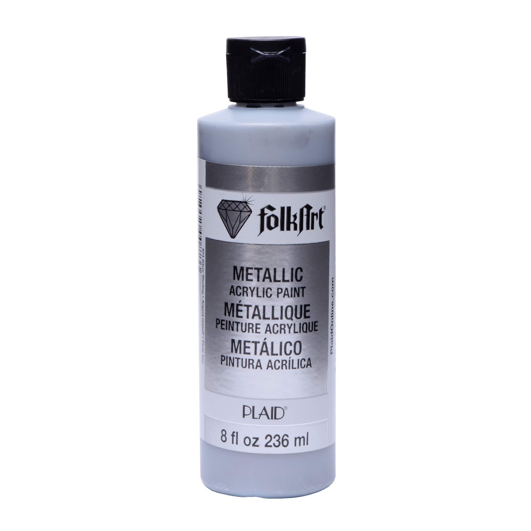 12 Pack: FolkArt® Metallic Acrylic Paint, 8 oz.