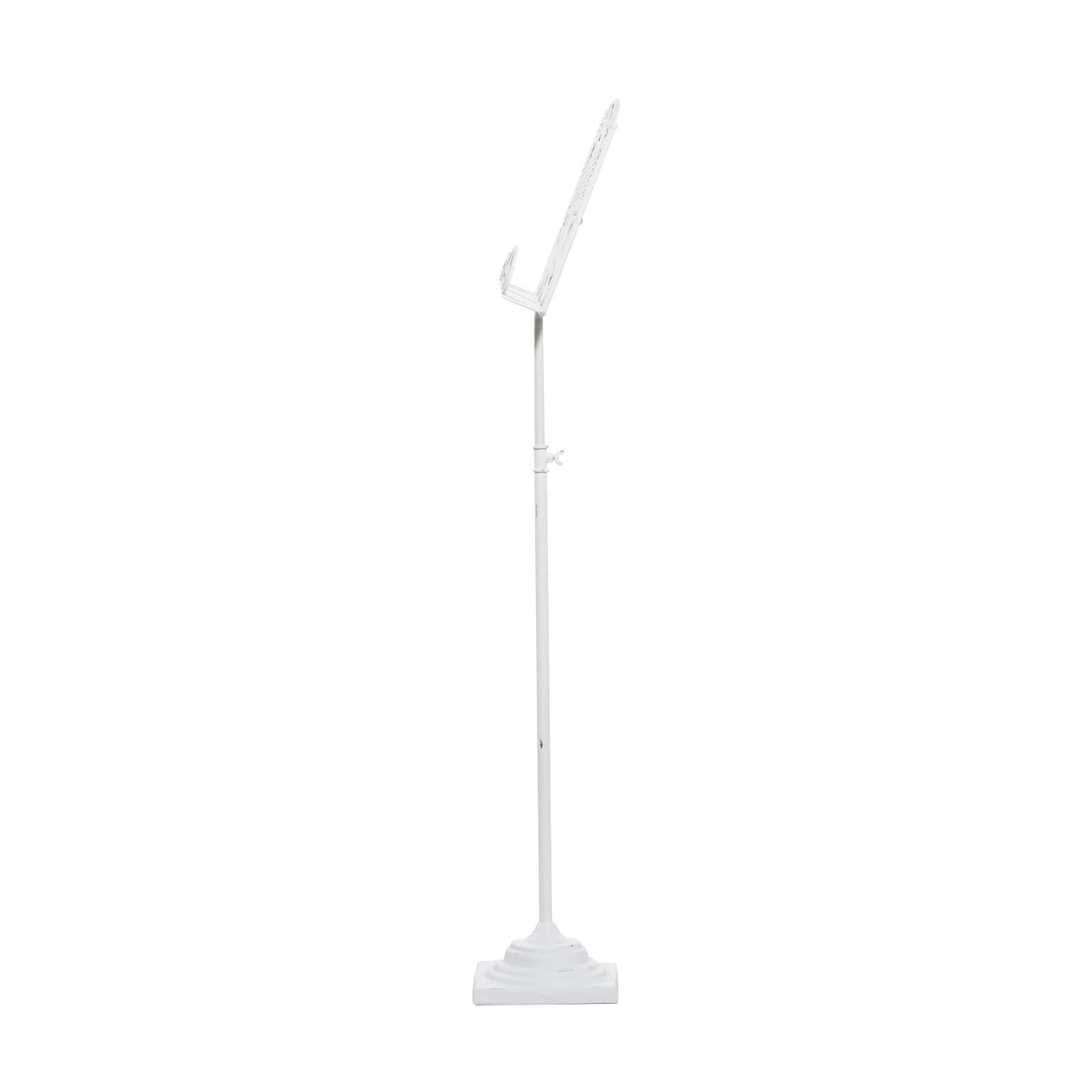White Metal Farmhouse Easel, 56" x 13" x 8"