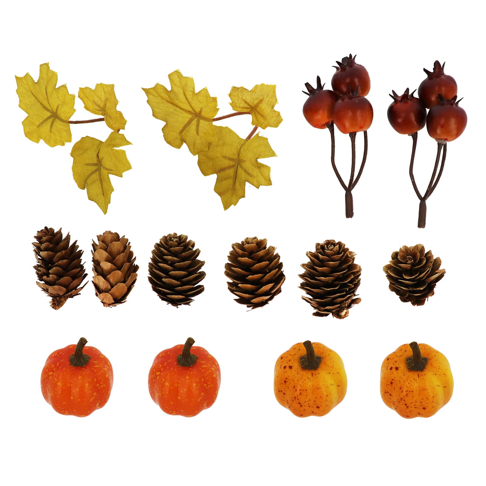 Classic Pinecone, Pumpkin, Berry & Maple Leaves Decorative Components by Ashland®