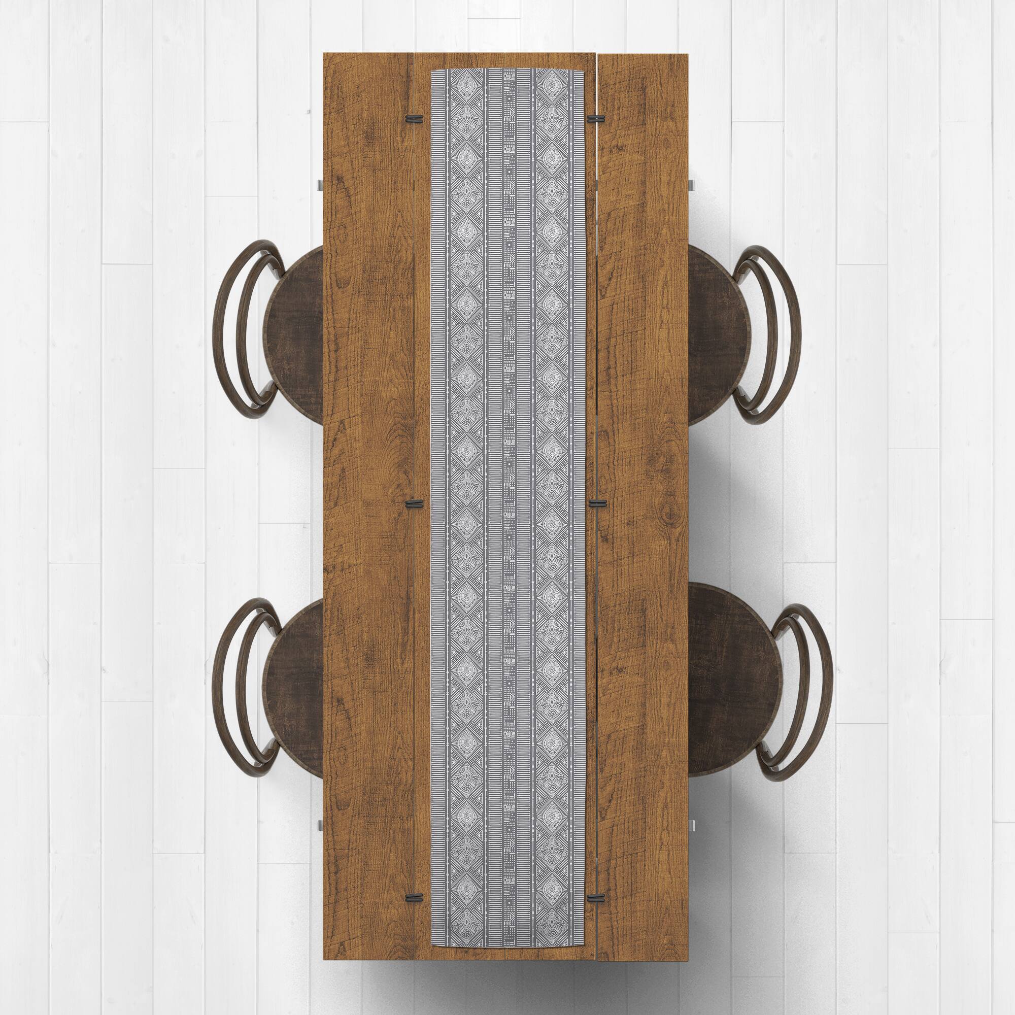 Dotted Boho Pattern Indoor/Outdoor Table Runner