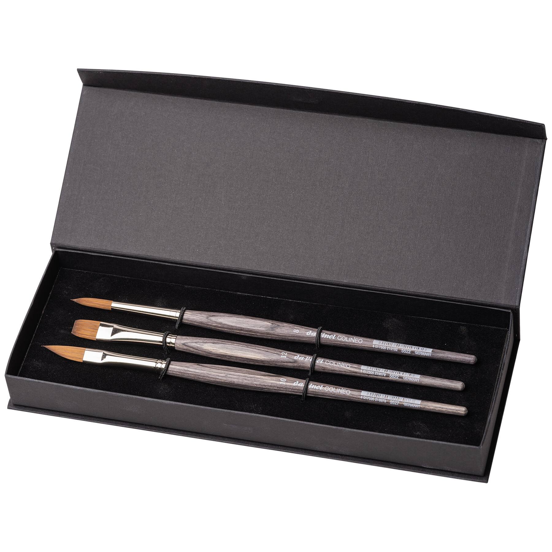da Vinci COLINEO 3 Piece Synthetic Brush Set