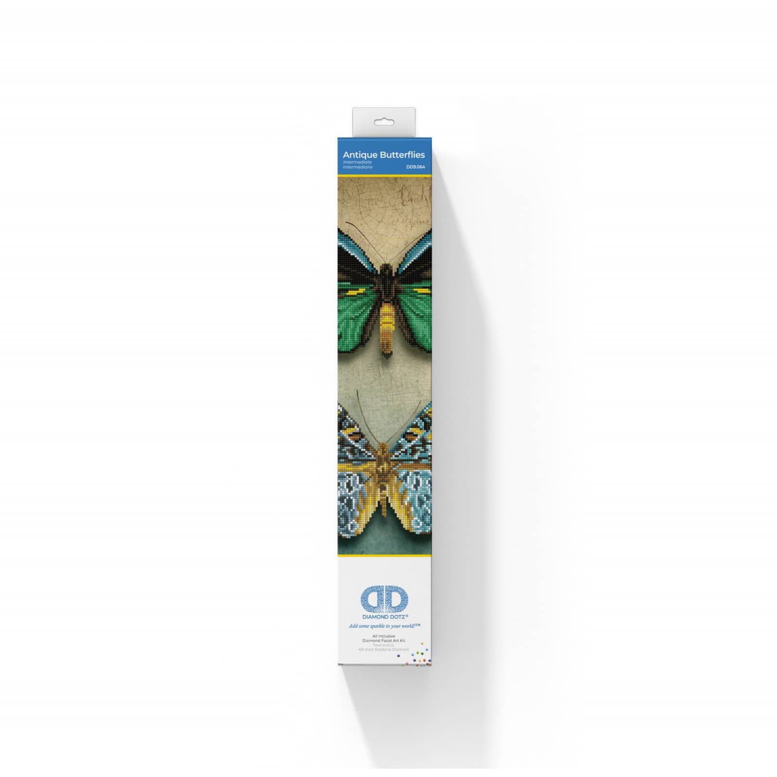 Diamond Dotz® Intermediate Level Antique Butterflies Diamond Painting Kit