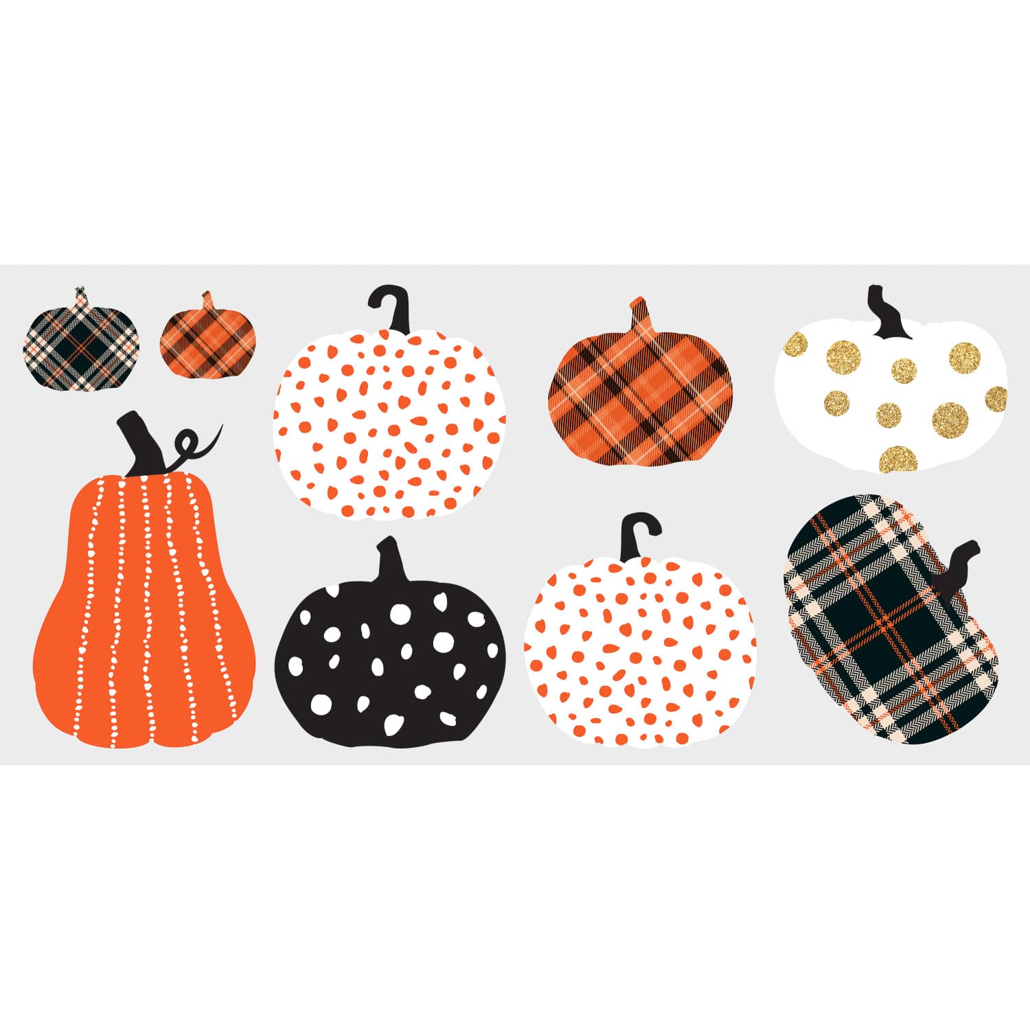 RoomMates Decorative Pumpkins Peel & Stick Wall Decals
