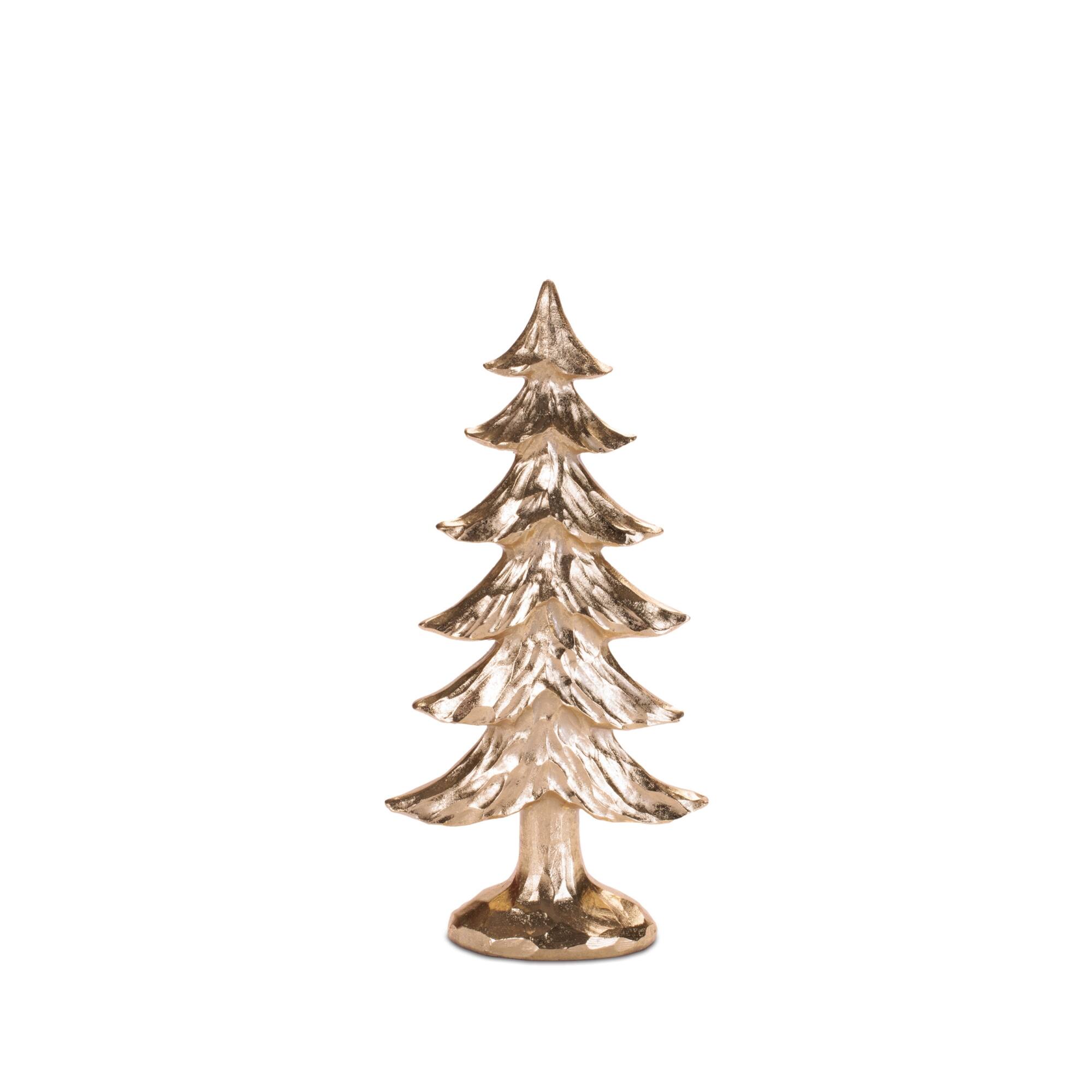 Melrose Gold Metallic Pine Tree Set